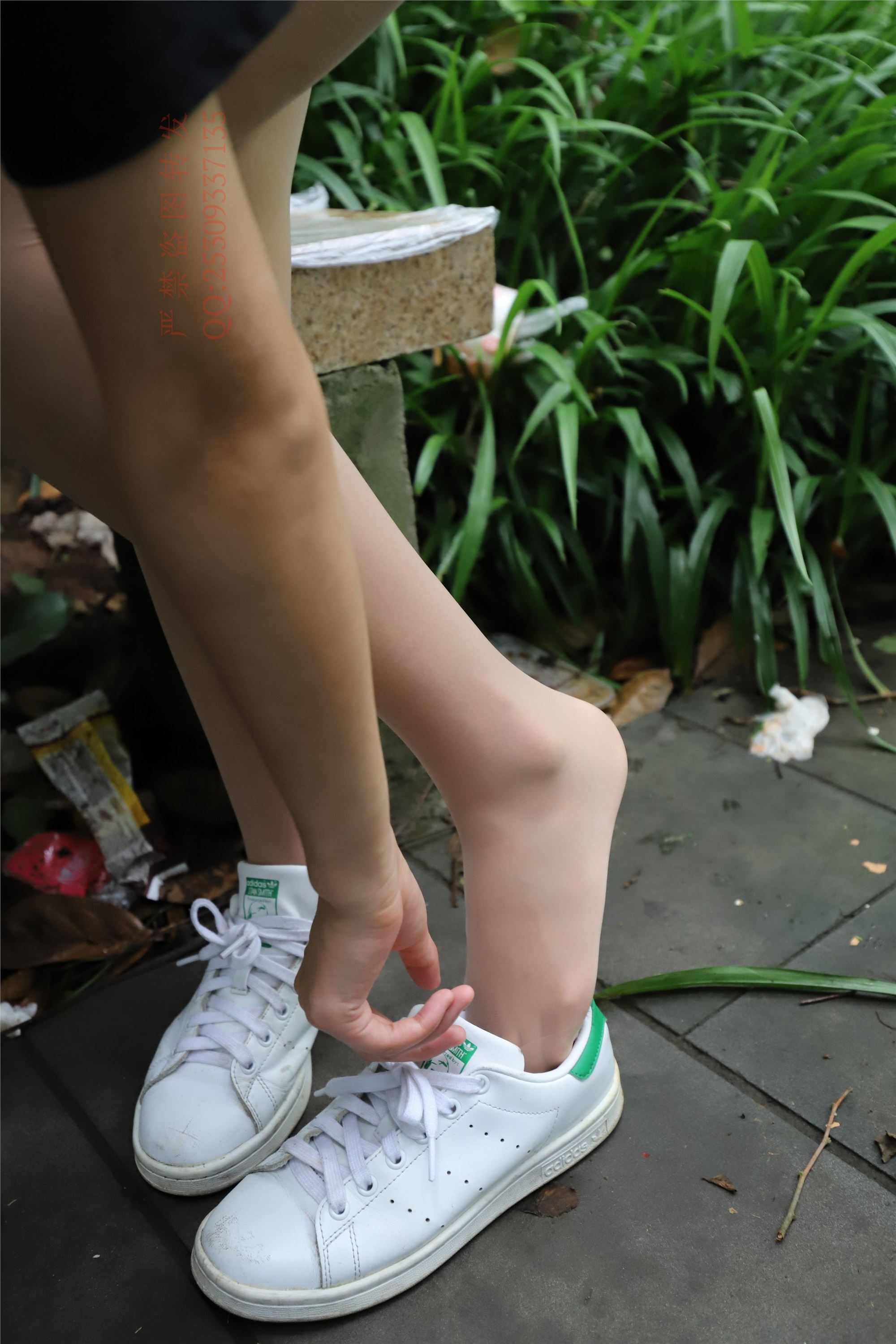 大西瓜套图 2018 7.8月活动模特二平底鞋肉si 船袜2