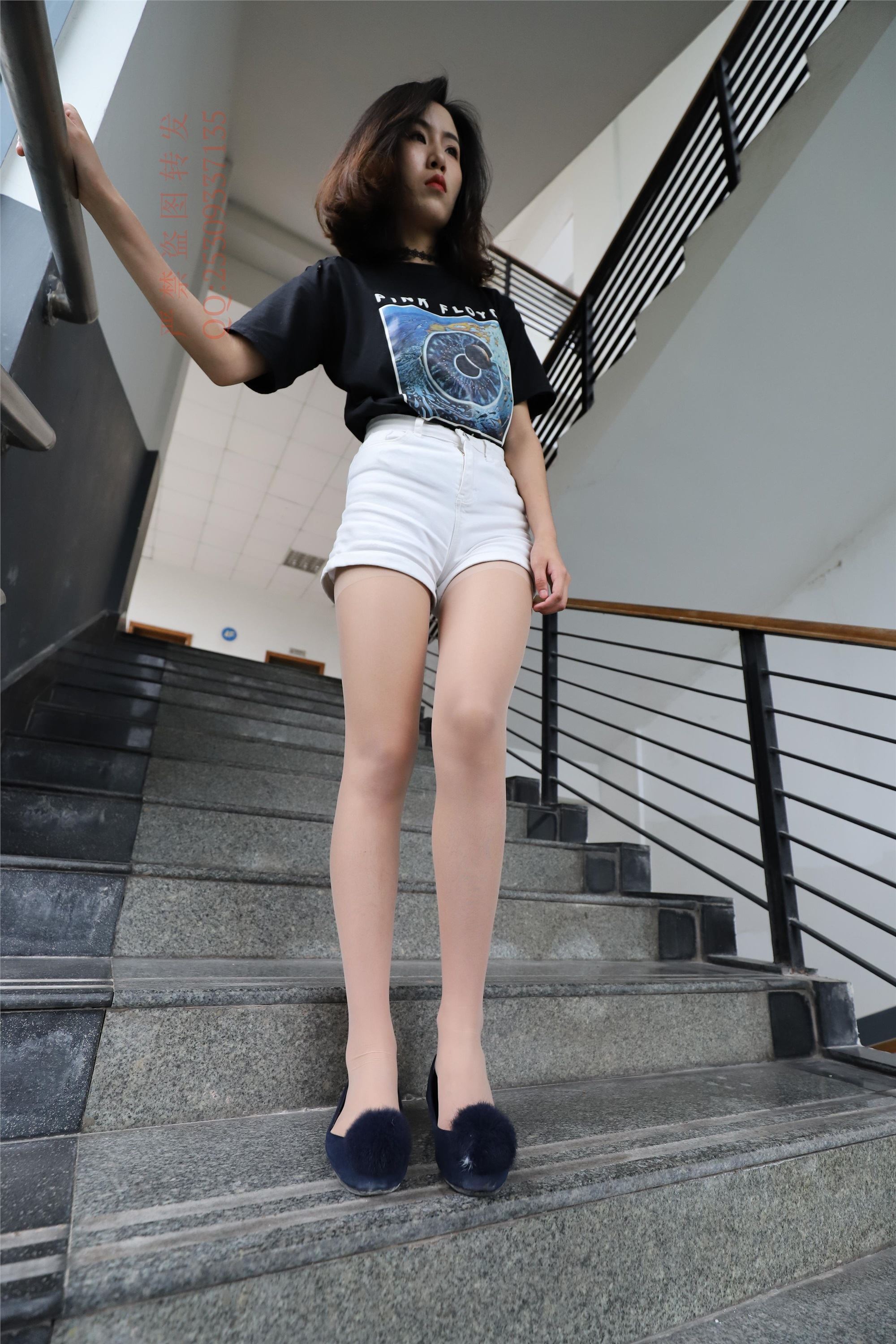 大西瓜套图 2018 7.8月活动模特二平底鞋肉si 船袜3