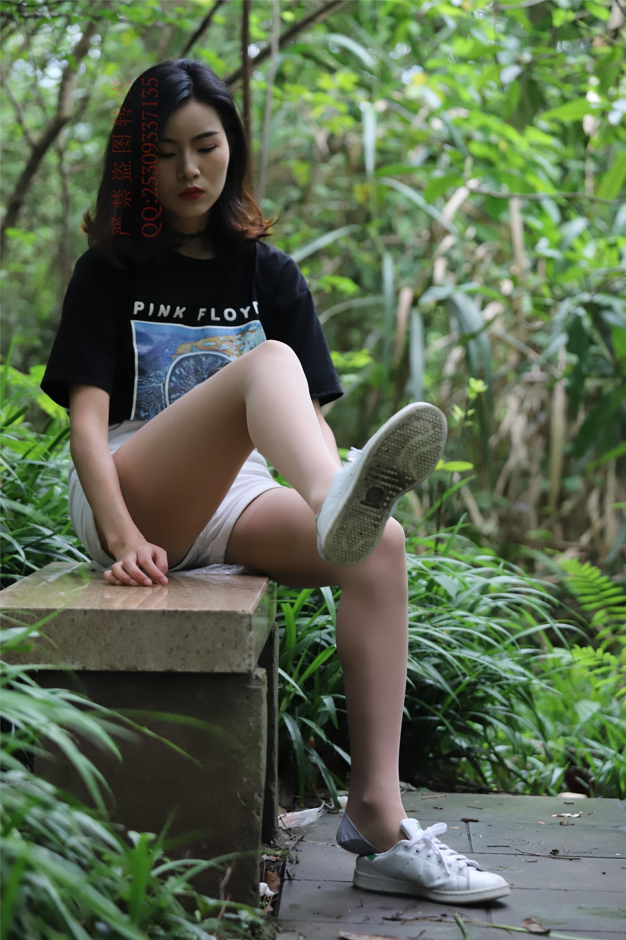 大西瓜套图 2018 7.8月活动模特二平底鞋肉si 船袜3