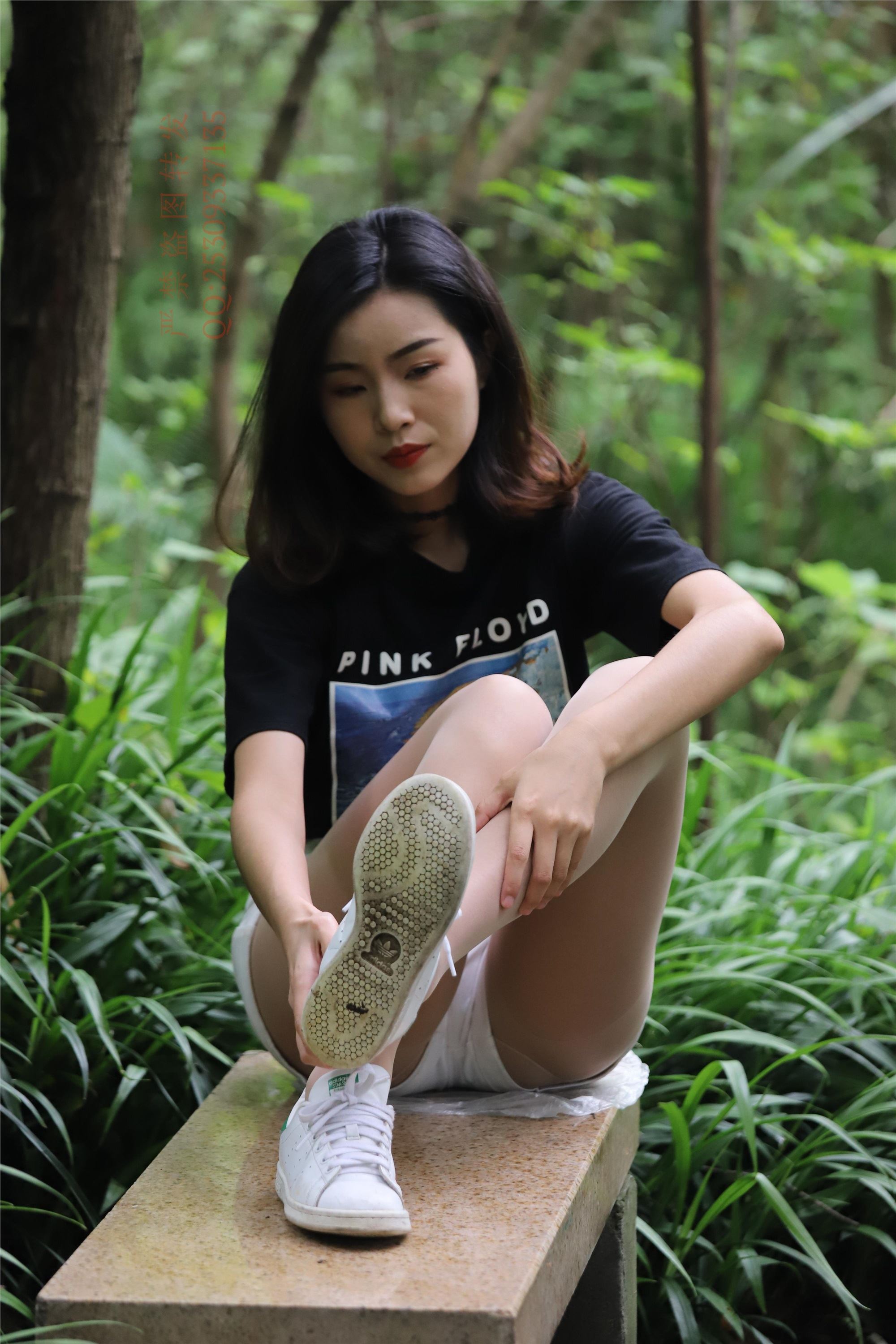 大西瓜套图 2018 7.8月活动模特二平底鞋肉si 船袜3