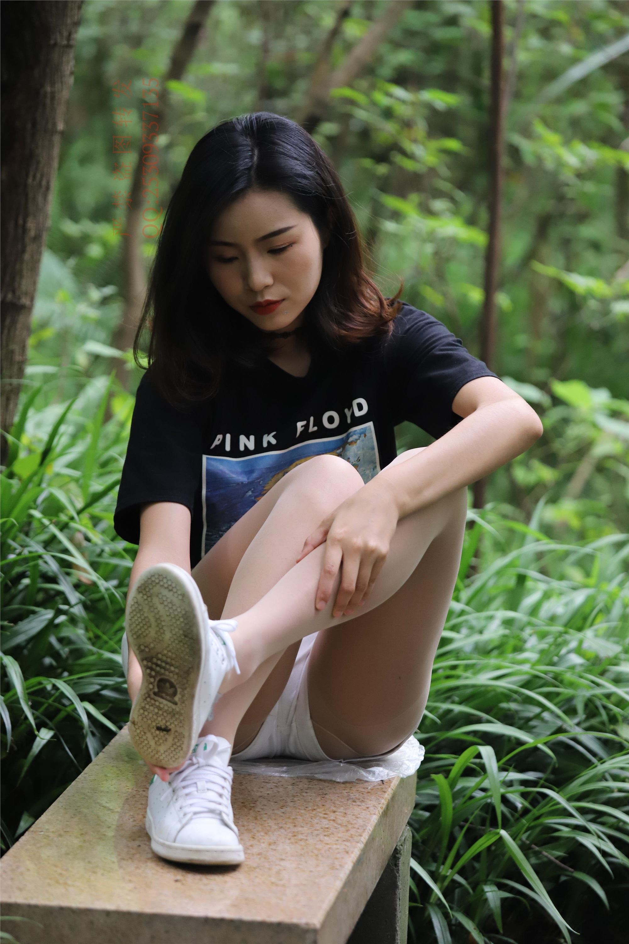 大西瓜套图 2018 7.8月活动模特二平底鞋肉si 船袜3