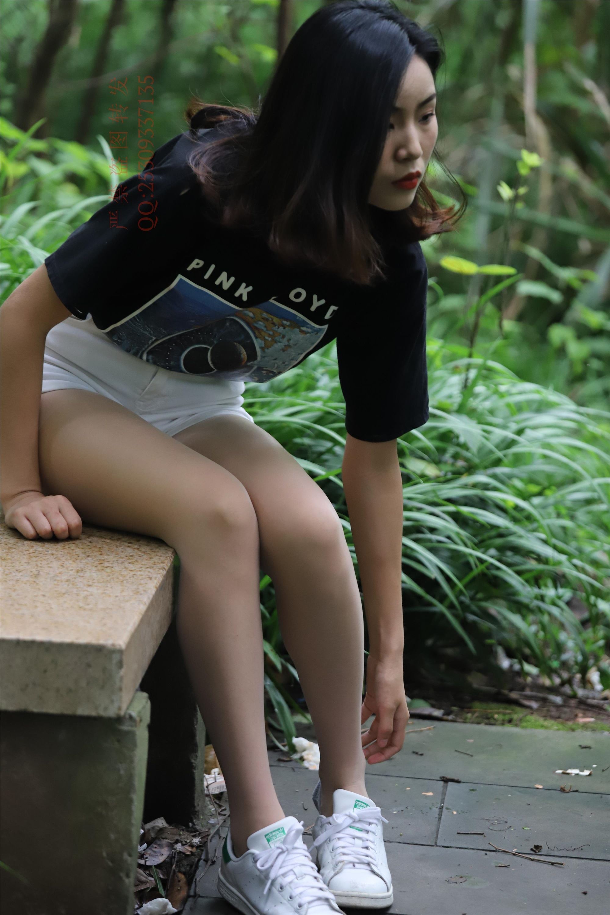 大西瓜套图 2018 7.8月活动模特二平底鞋肉si 船袜3