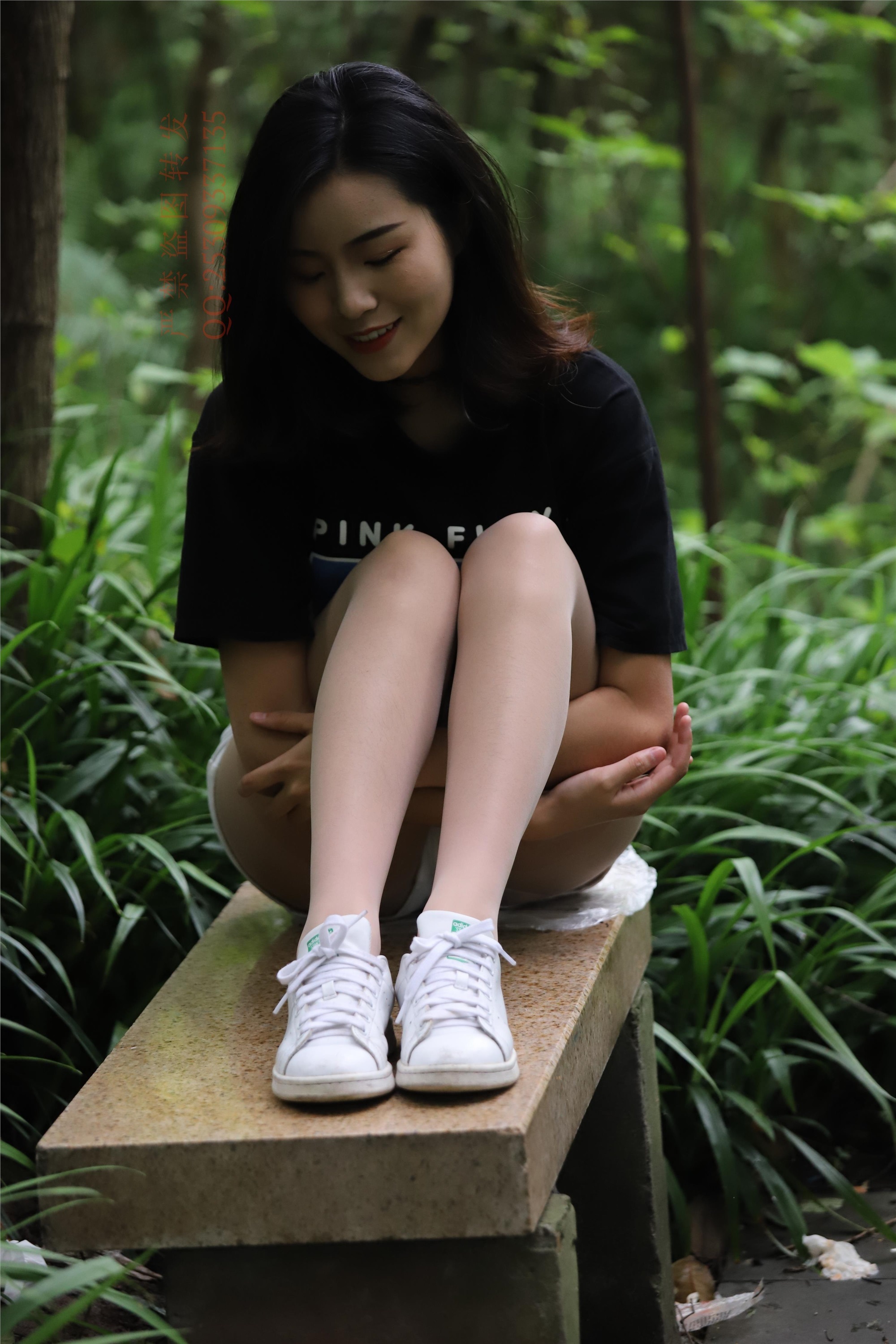 大西瓜套图 2018 7.8月活动模特二平底鞋肉si 船袜3