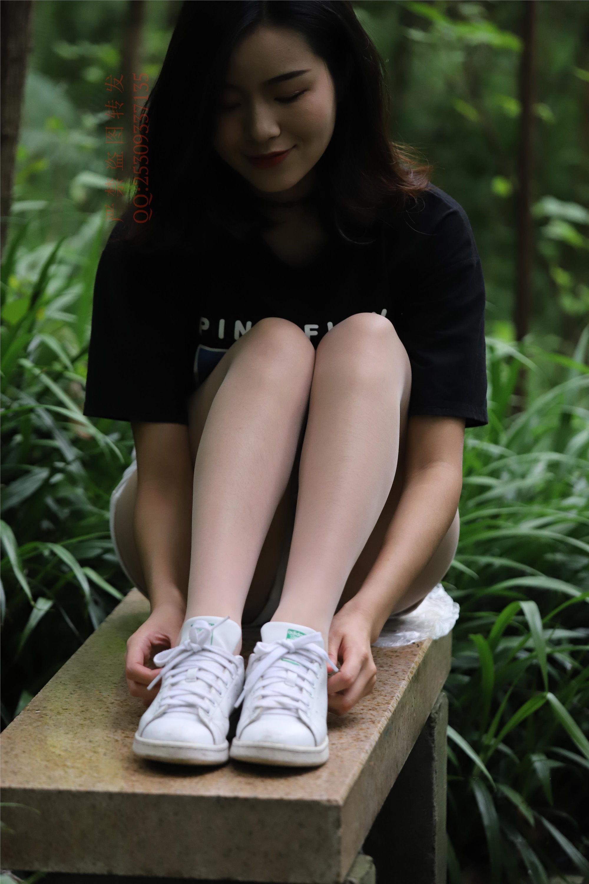 大西瓜套图 2018 7.8月活动模特二平底鞋肉si 船袜3