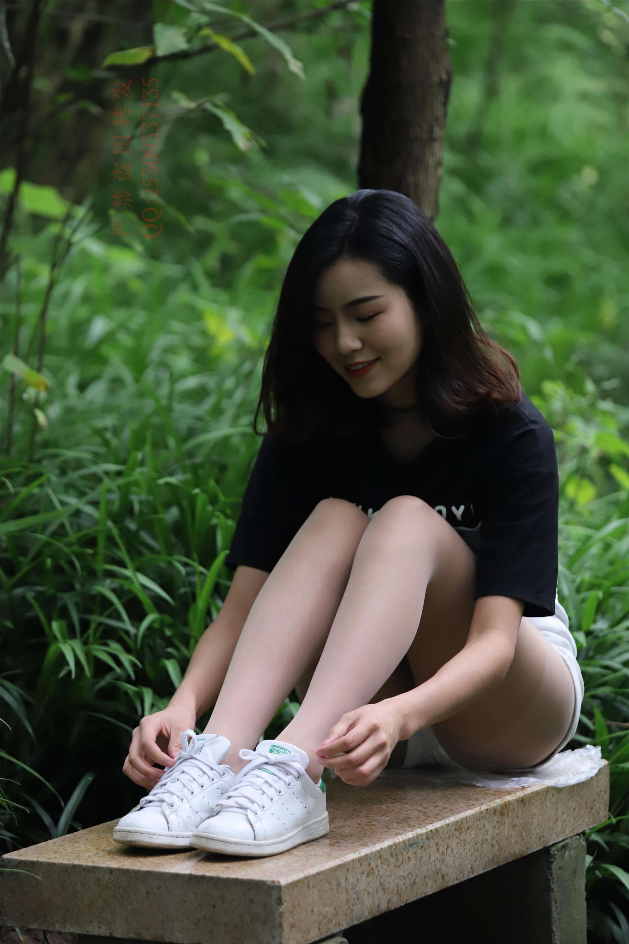 大西瓜套图 2018 7.8月活动模特二平底鞋肉si 船袜3