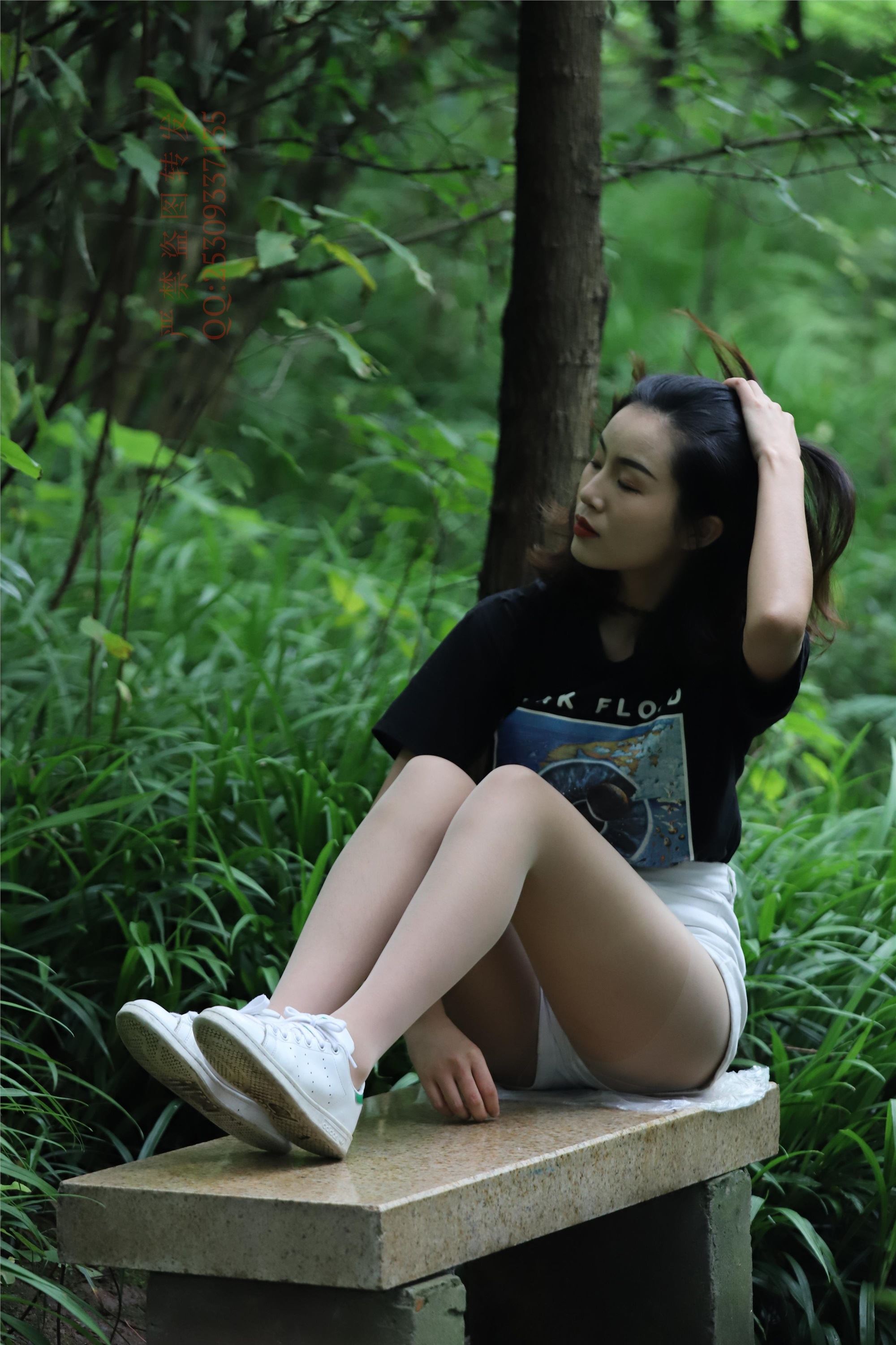 大西瓜套图 2018 7.8月活动模特二平底鞋肉si 船袜3