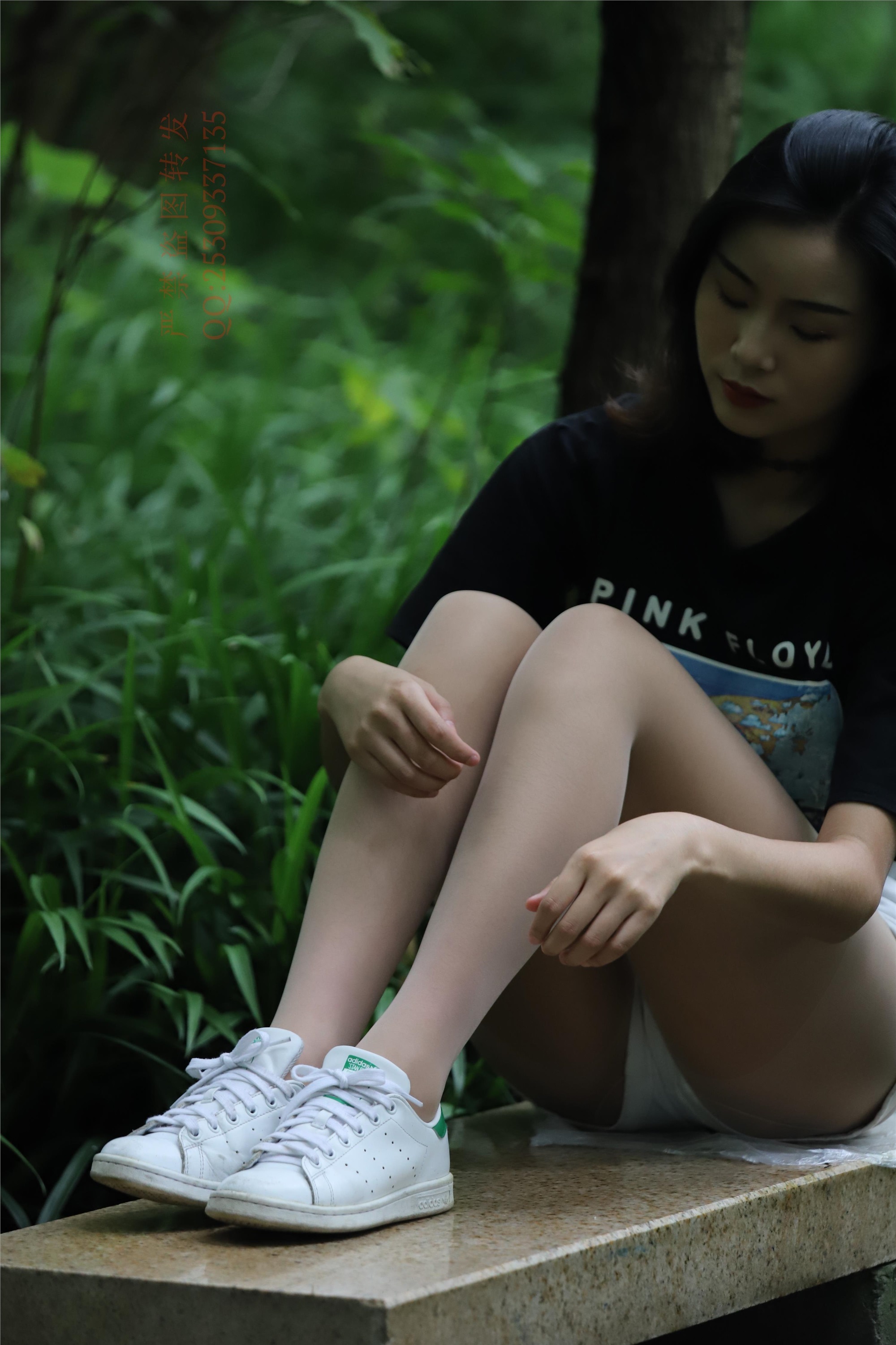 大西瓜套图 2018 7.8月活动模特二平底鞋肉si 船袜3