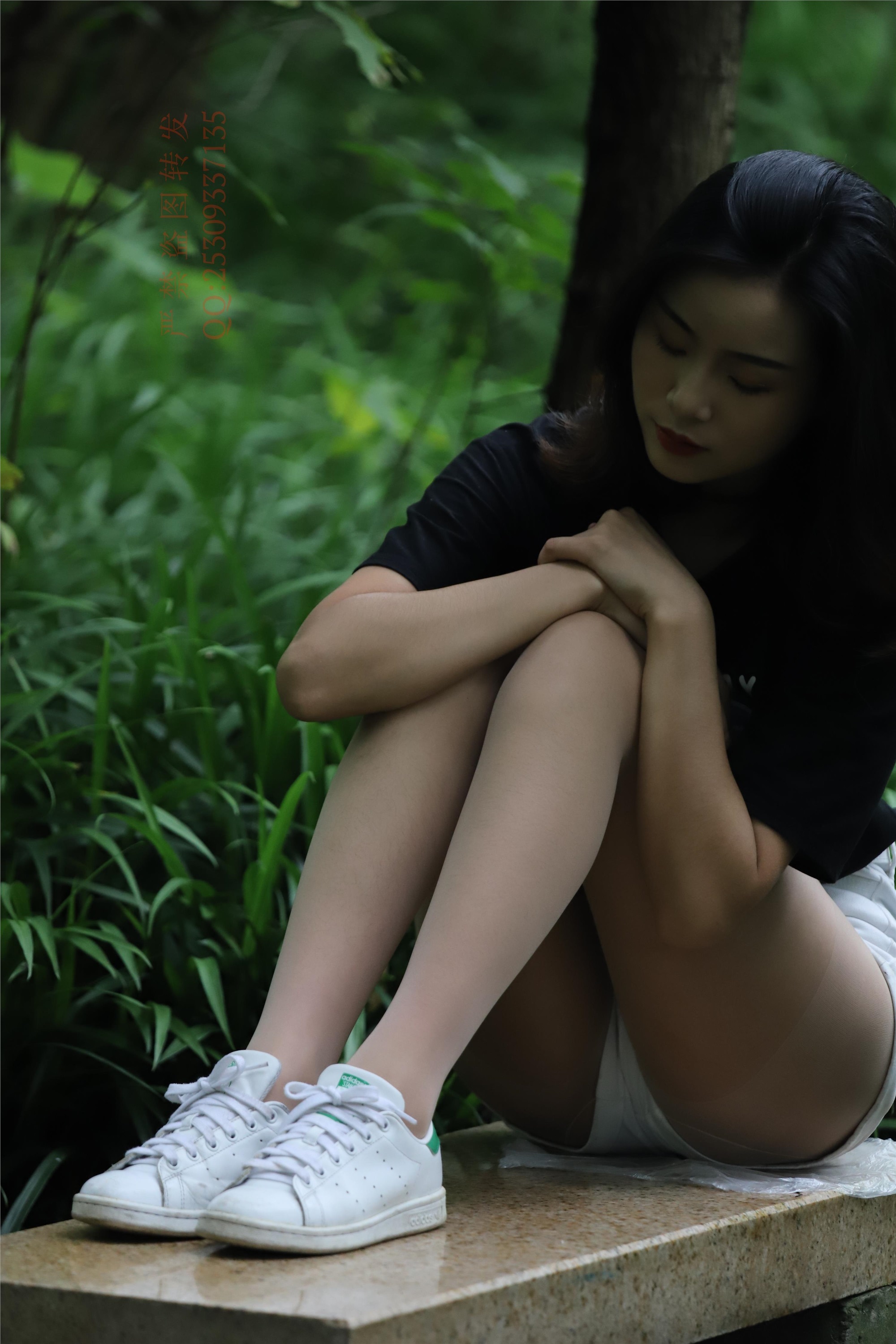 大西瓜套图 2018 7.8月活动模特二平底鞋肉si 船袜3