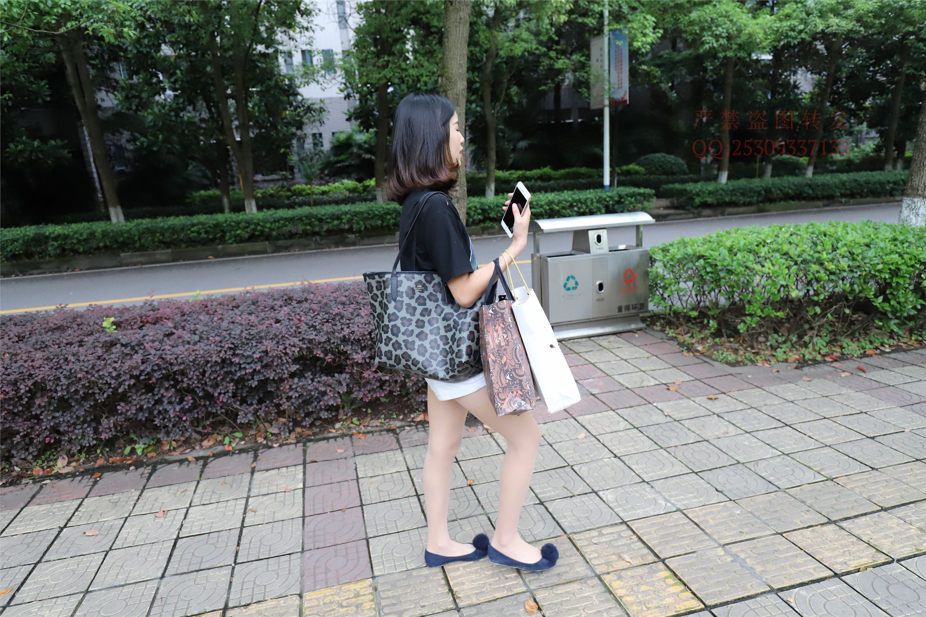 大西瓜套图 2018 7.8月活动模特二平底鞋肉si 船袜3