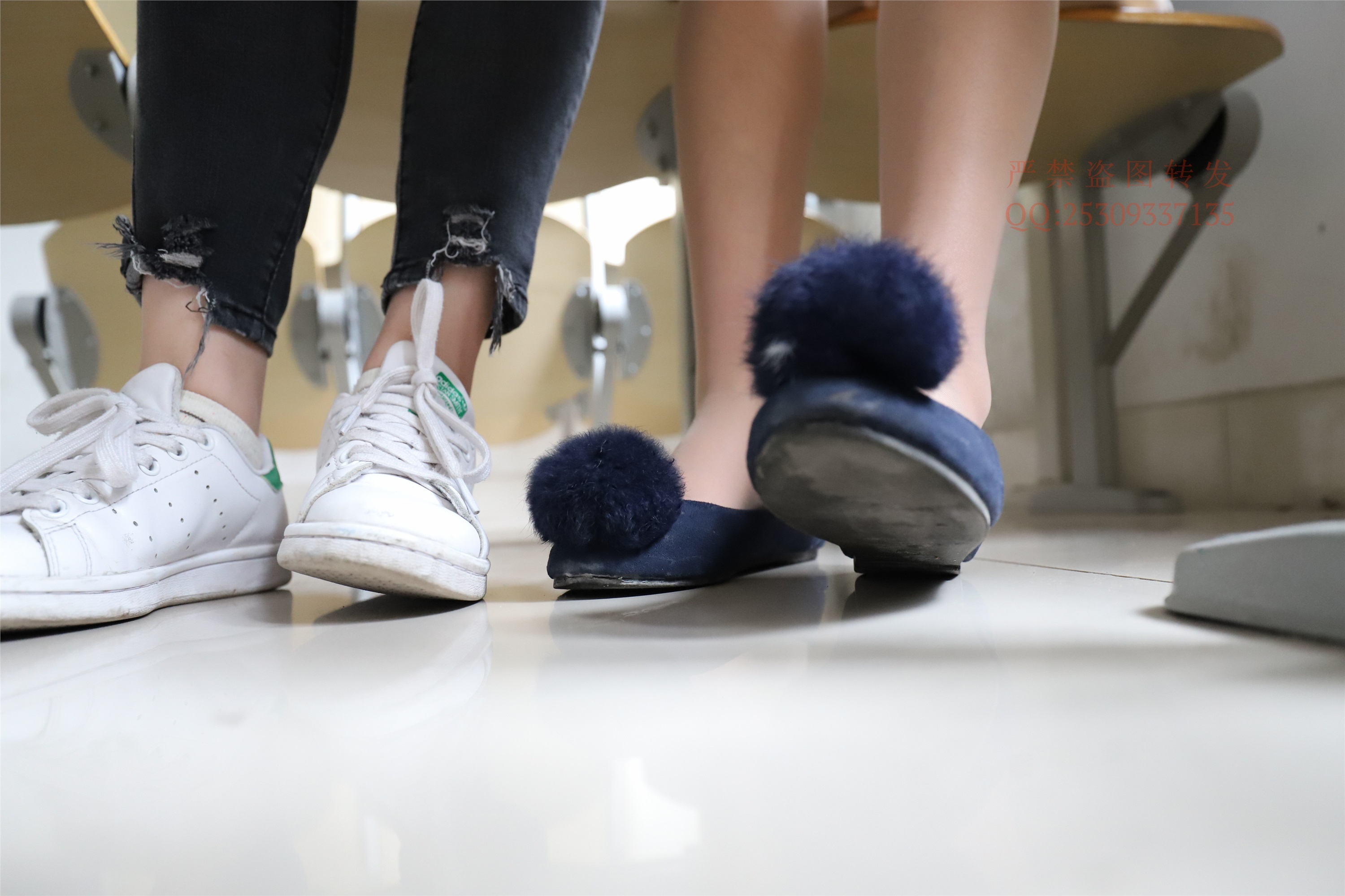 大西瓜套图 2018 7.8月活动模特二平底鞋肉si 船袜3