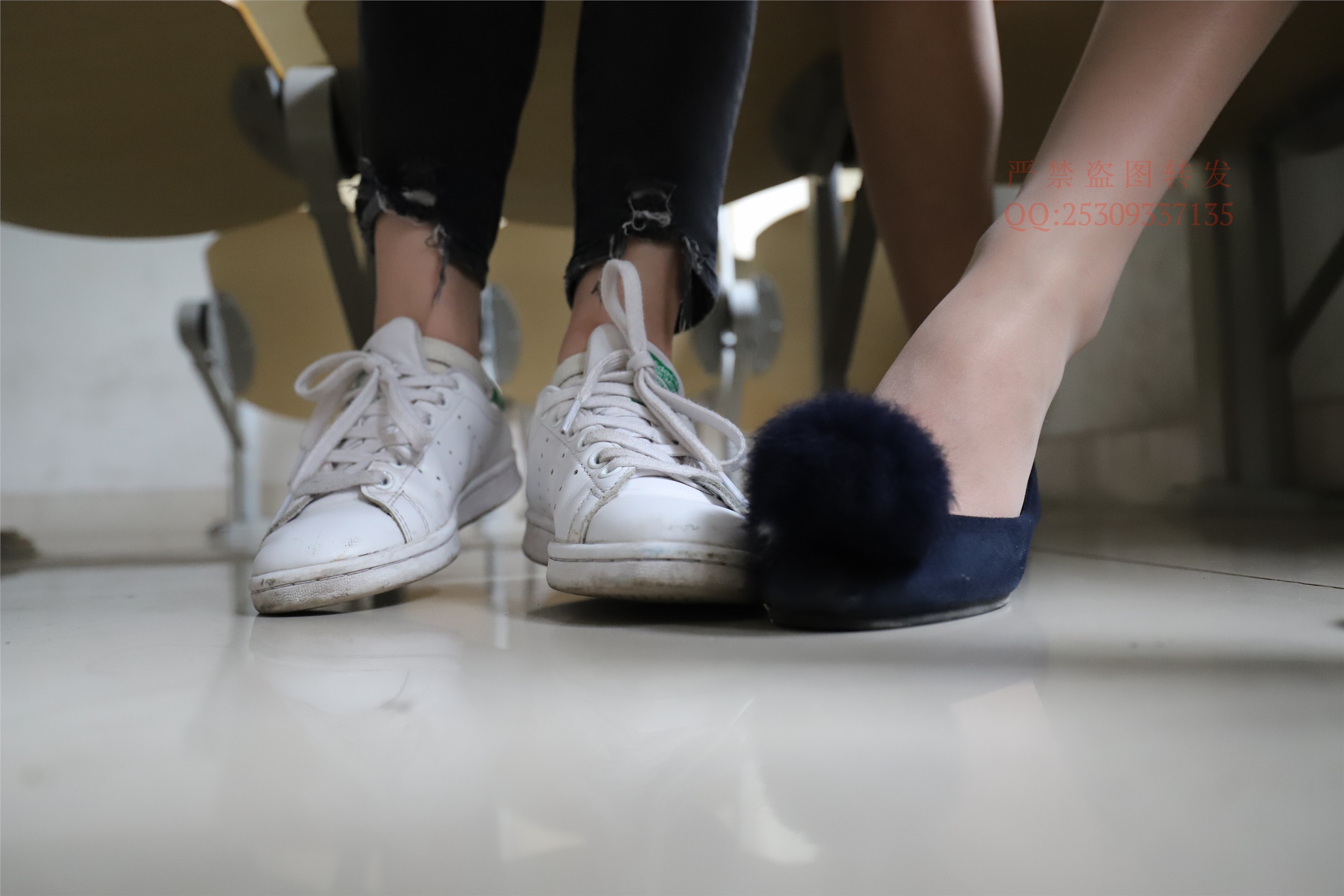 大西瓜套图 2018 7.8月活动模特二平底鞋肉si 船袜3