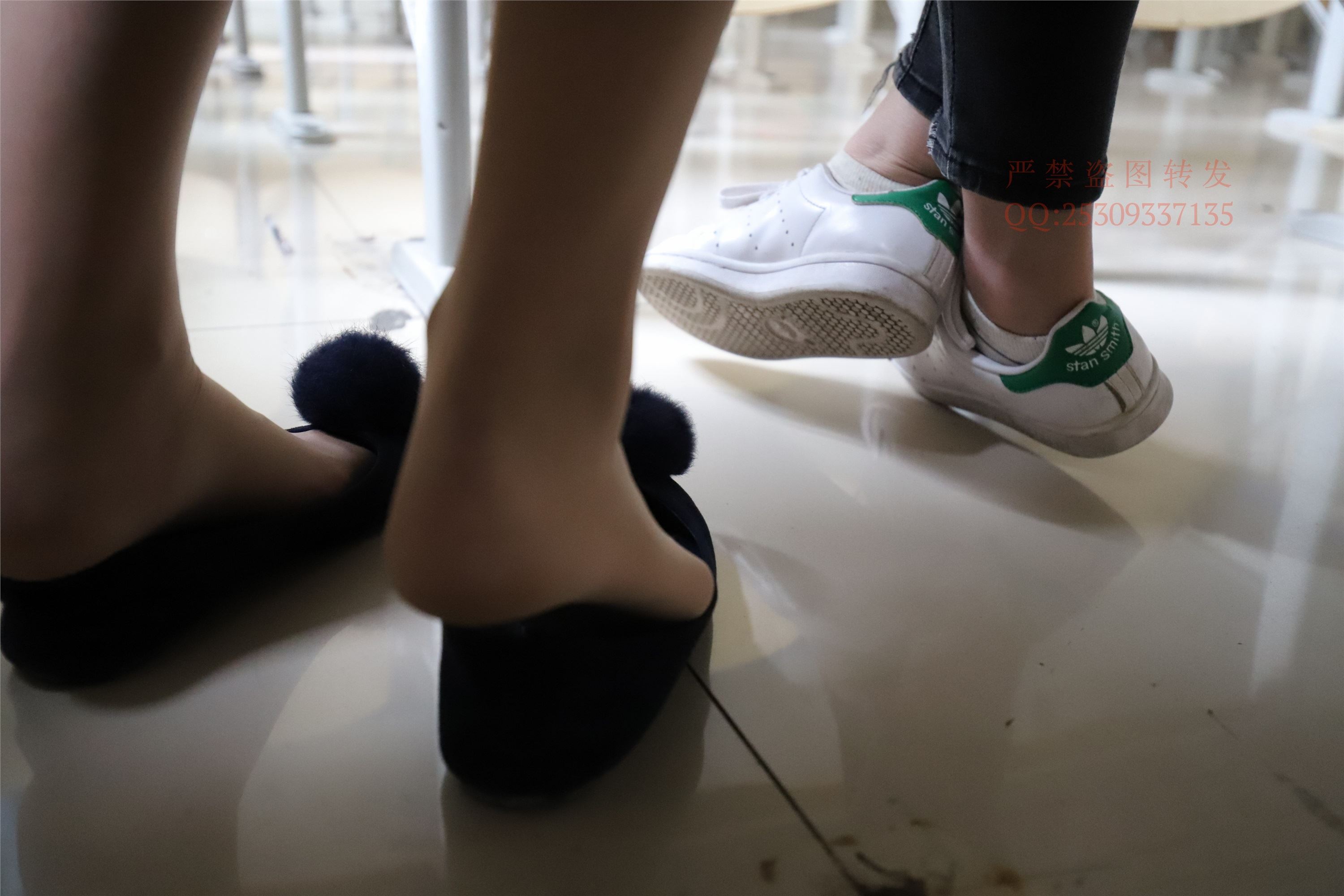 大西瓜套图 2018 7.8月活动模特二平底鞋肉si 船袜3