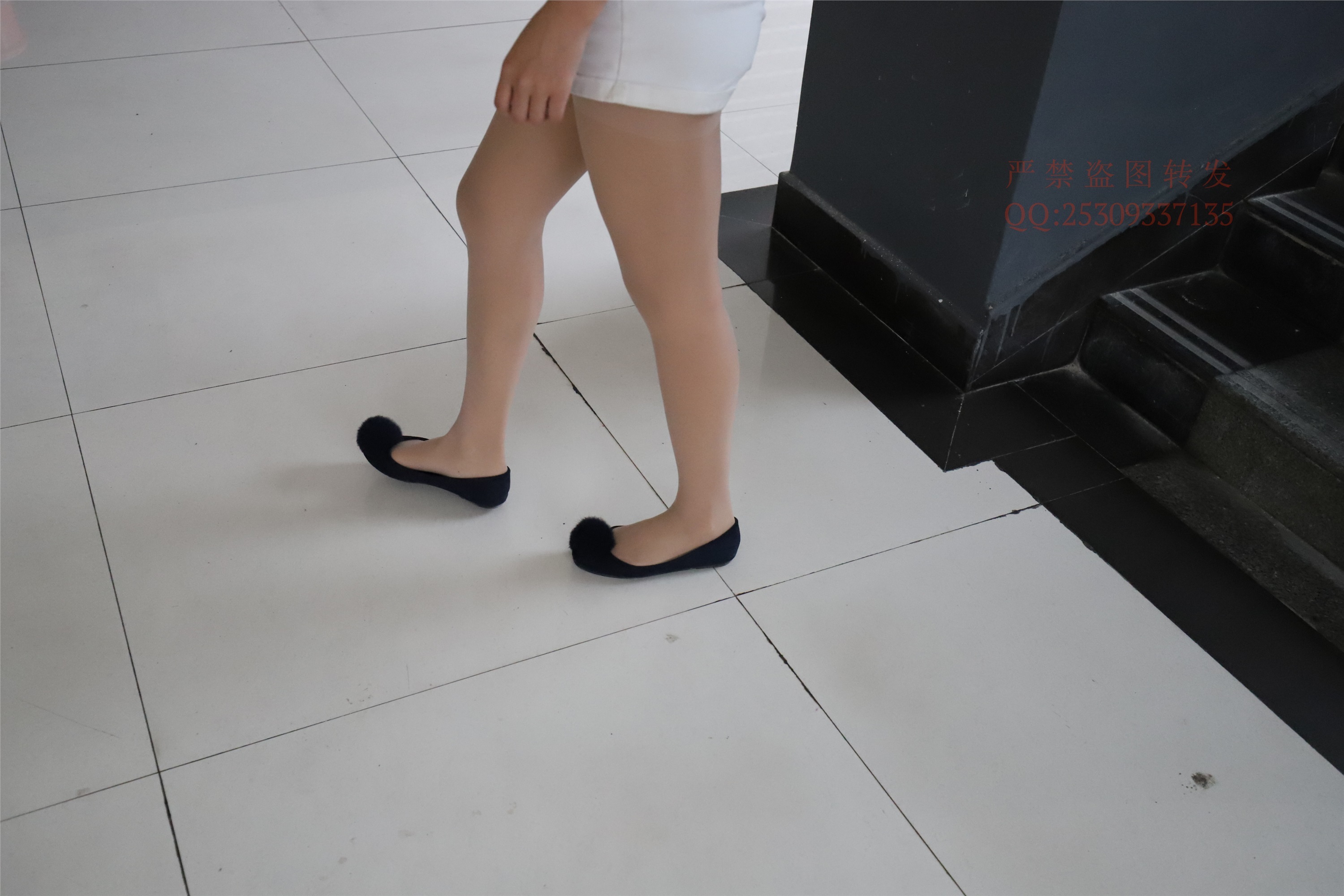 大西瓜套图 2018 7.8月活动模特二平底鞋肉si 船袜4