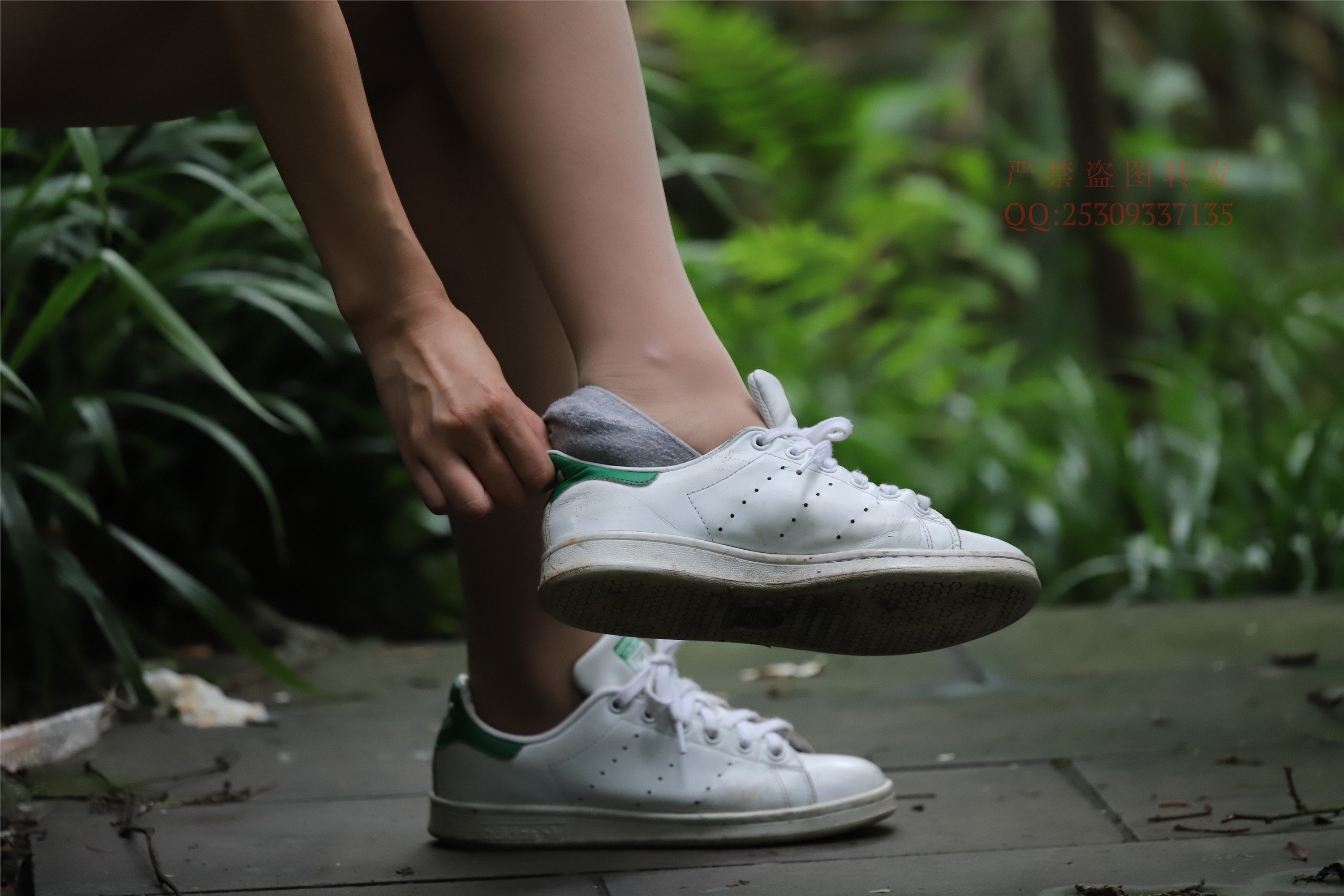 大西瓜套图 2018 7.8月活动模特二平底鞋肉si 船袜4