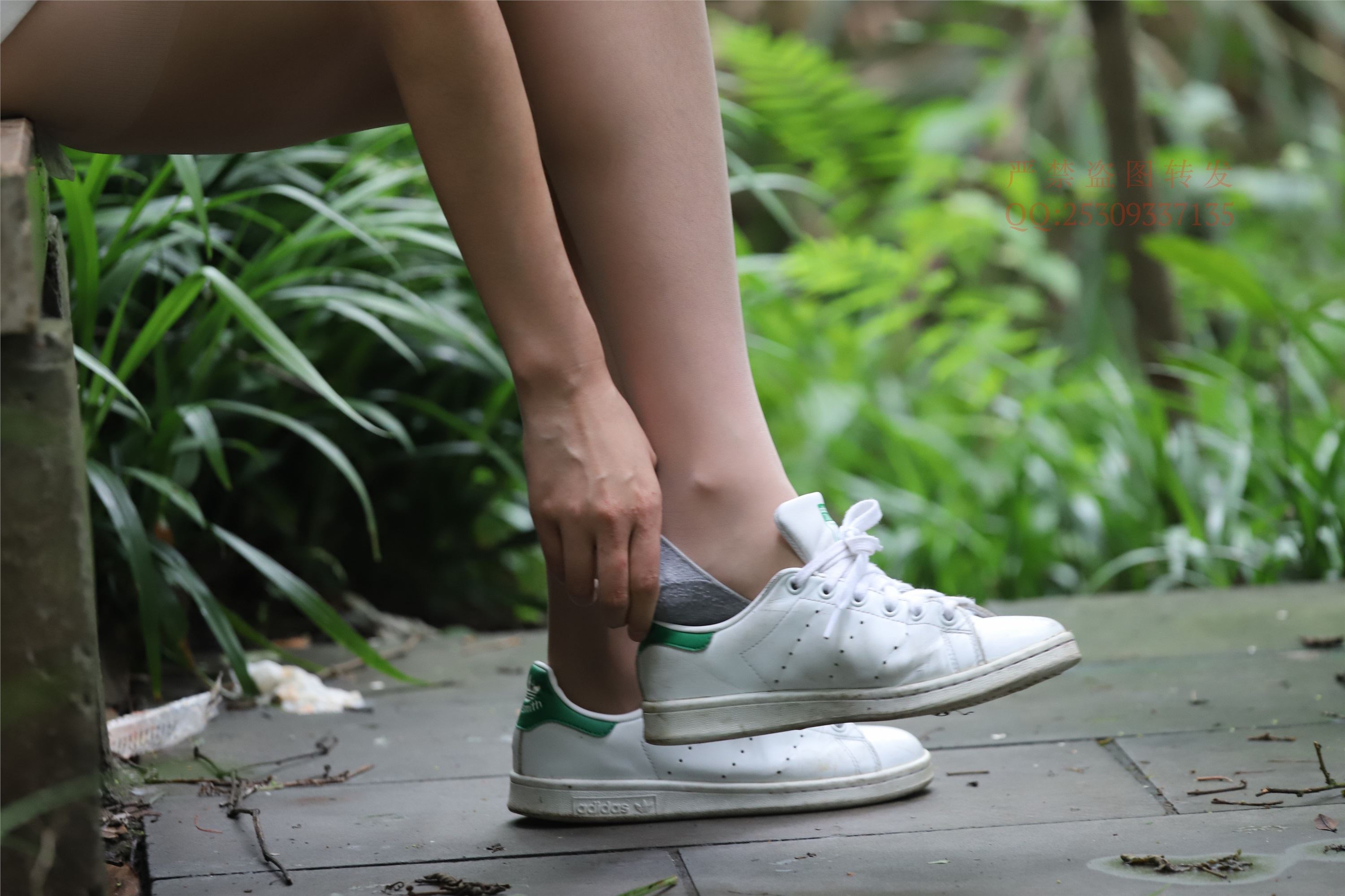 大西瓜套图 2018 7.8月活动模特二平底鞋肉si 船袜4