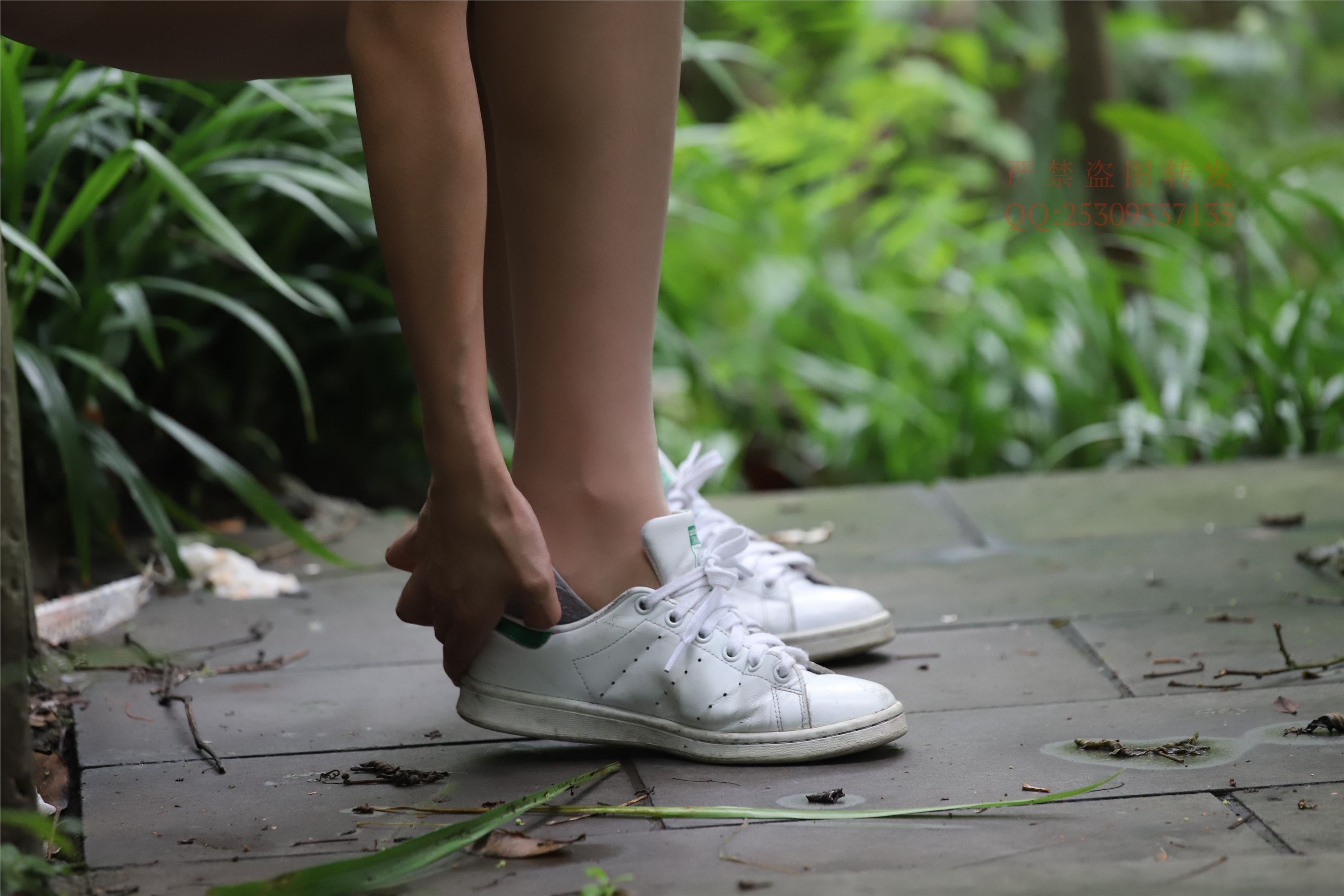 大西瓜套图 2018 7.8月活动模特二平底鞋肉si 船袜4