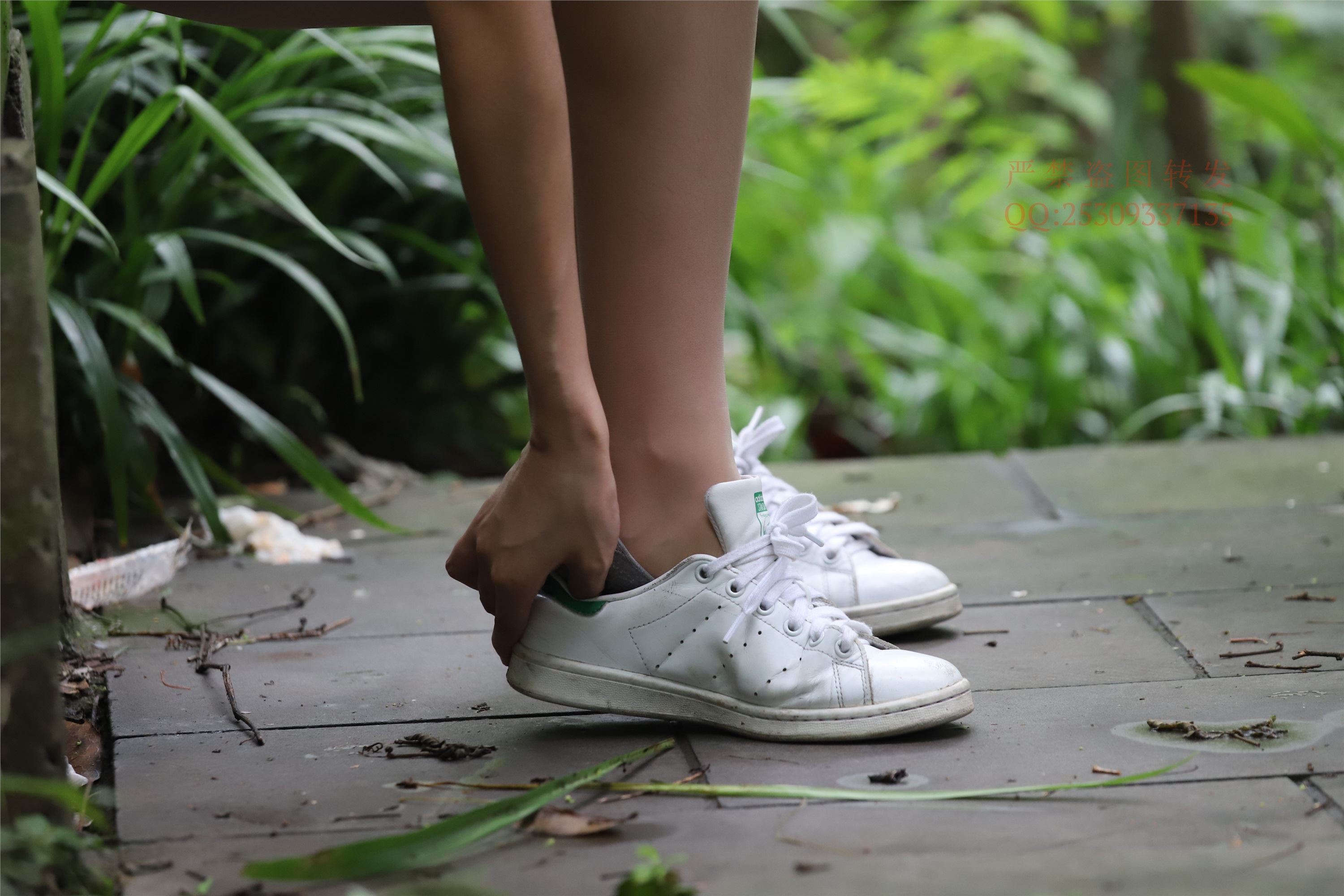 大西瓜套图 2018 7.8月活动模特二平底鞋肉si 船袜4