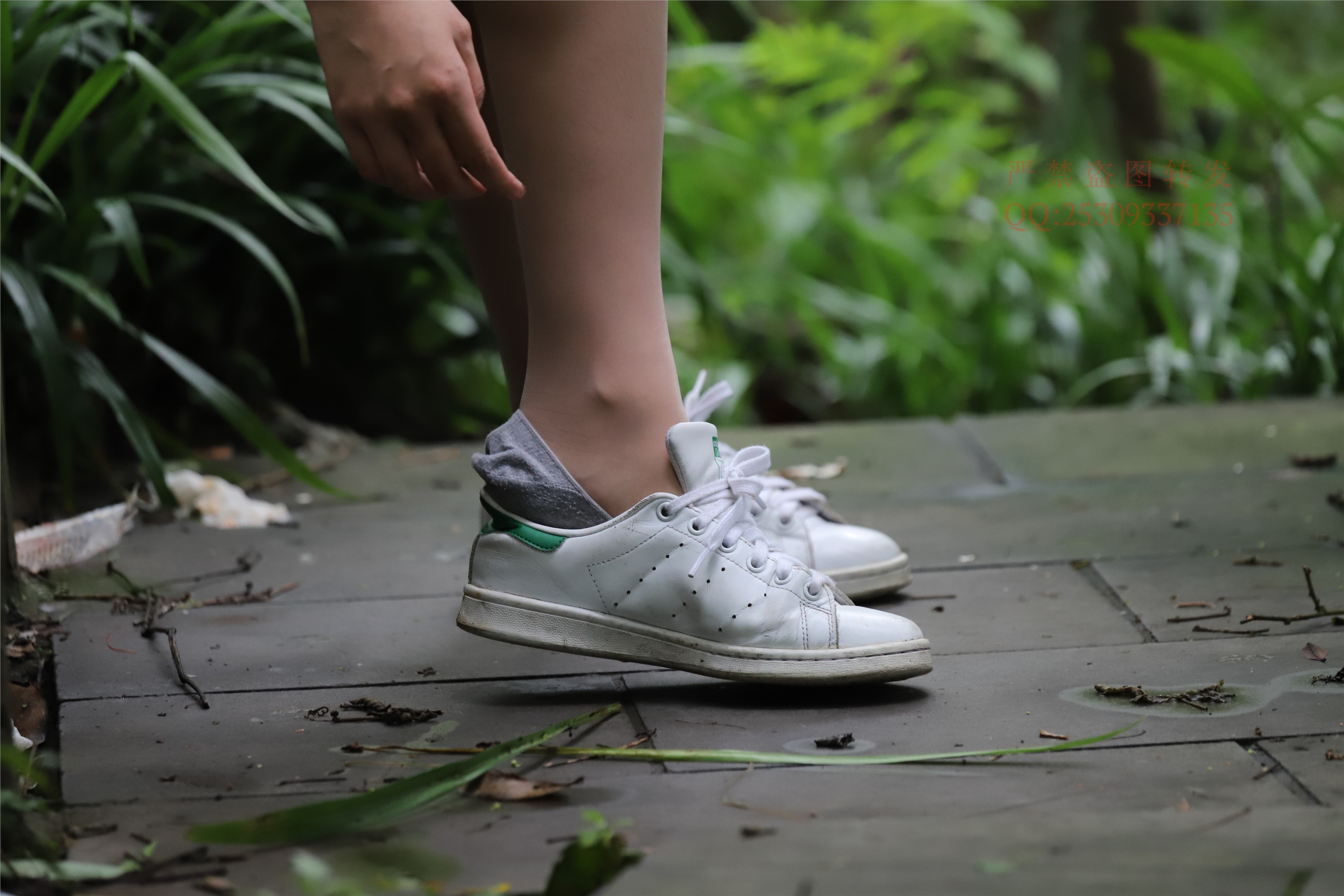 大西瓜套图 2018 7.8月活动模特二平底鞋肉si 船袜4