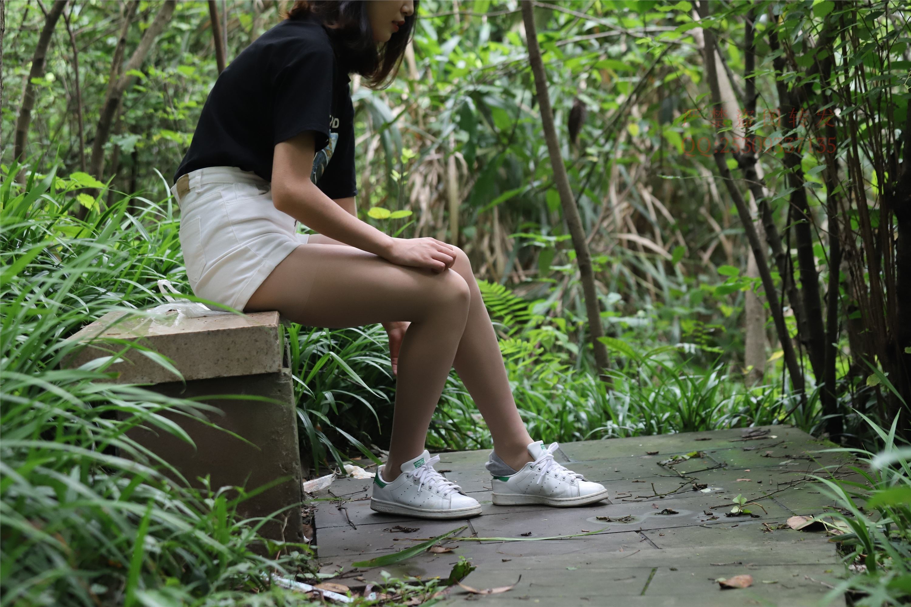 大西瓜套图 2018 7.8月活动模特二平底鞋肉si 船袜4