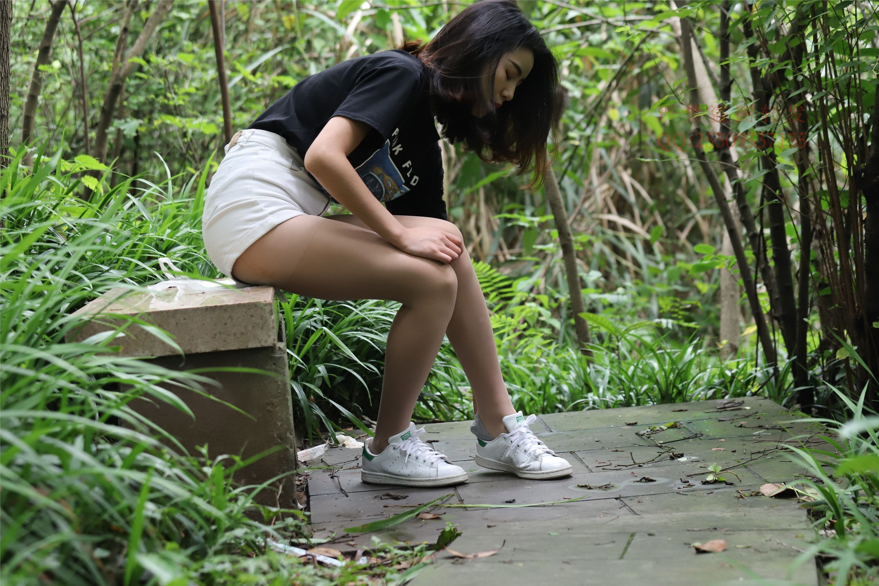 大西瓜套图 2018 7.8月活动模特二平底鞋肉si 船袜4