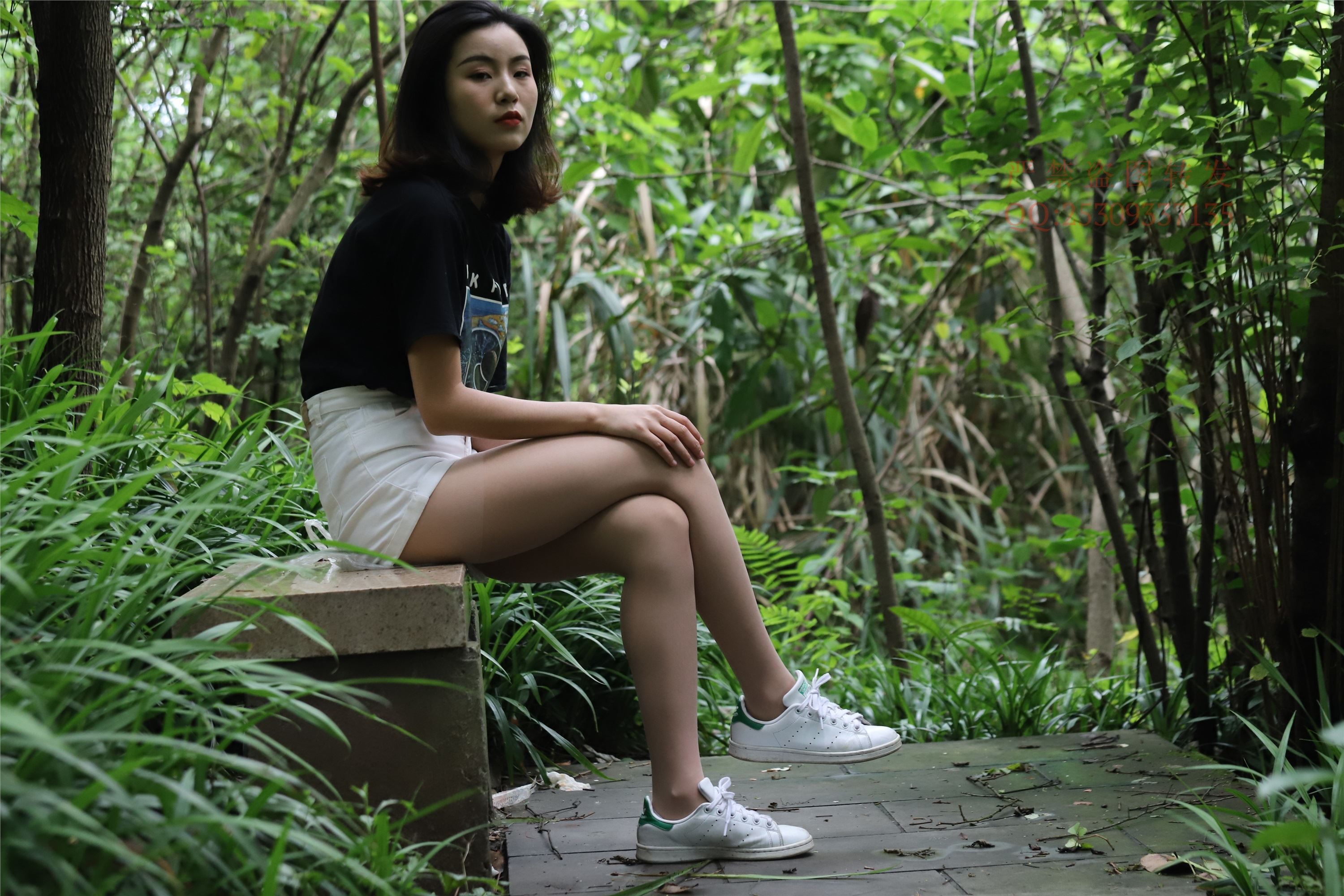 大西瓜套图 2018 7.8月活动模特二平底鞋肉si 船袜4