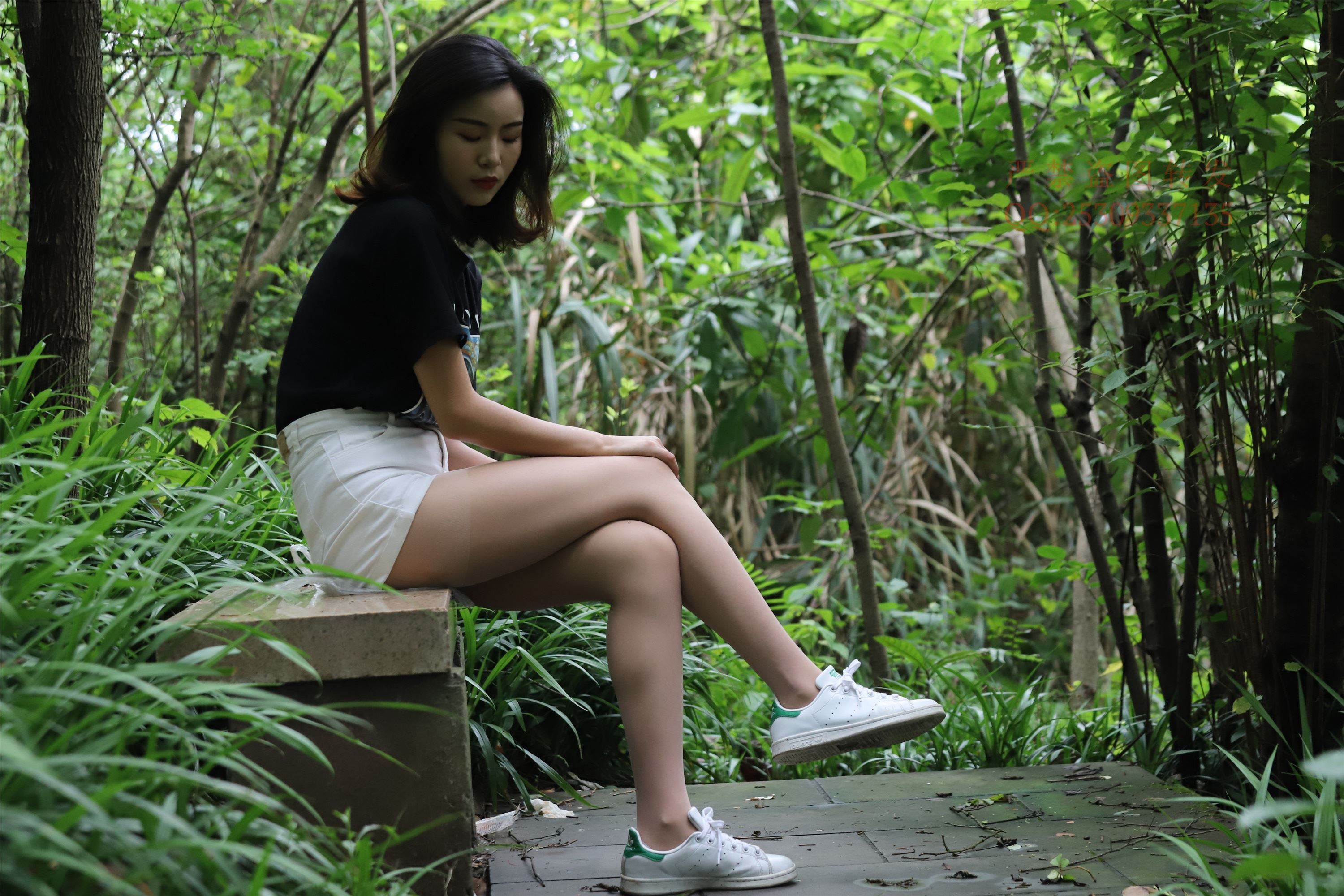 大西瓜套图 2018 7.8月活动模特二平底鞋肉si 船袜4