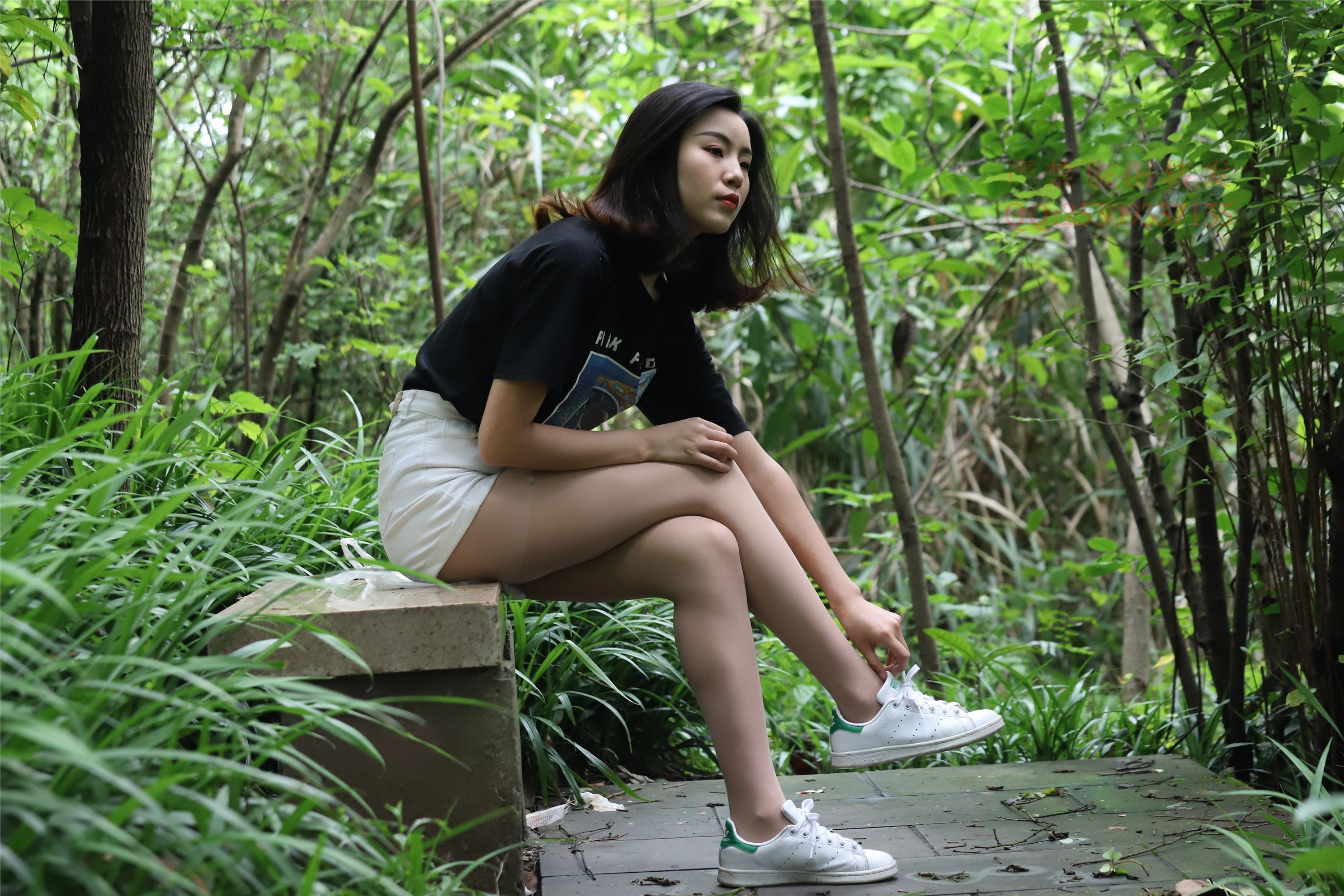 大西瓜套图 2018 7.8月活动模特二平底鞋肉si 船袜4