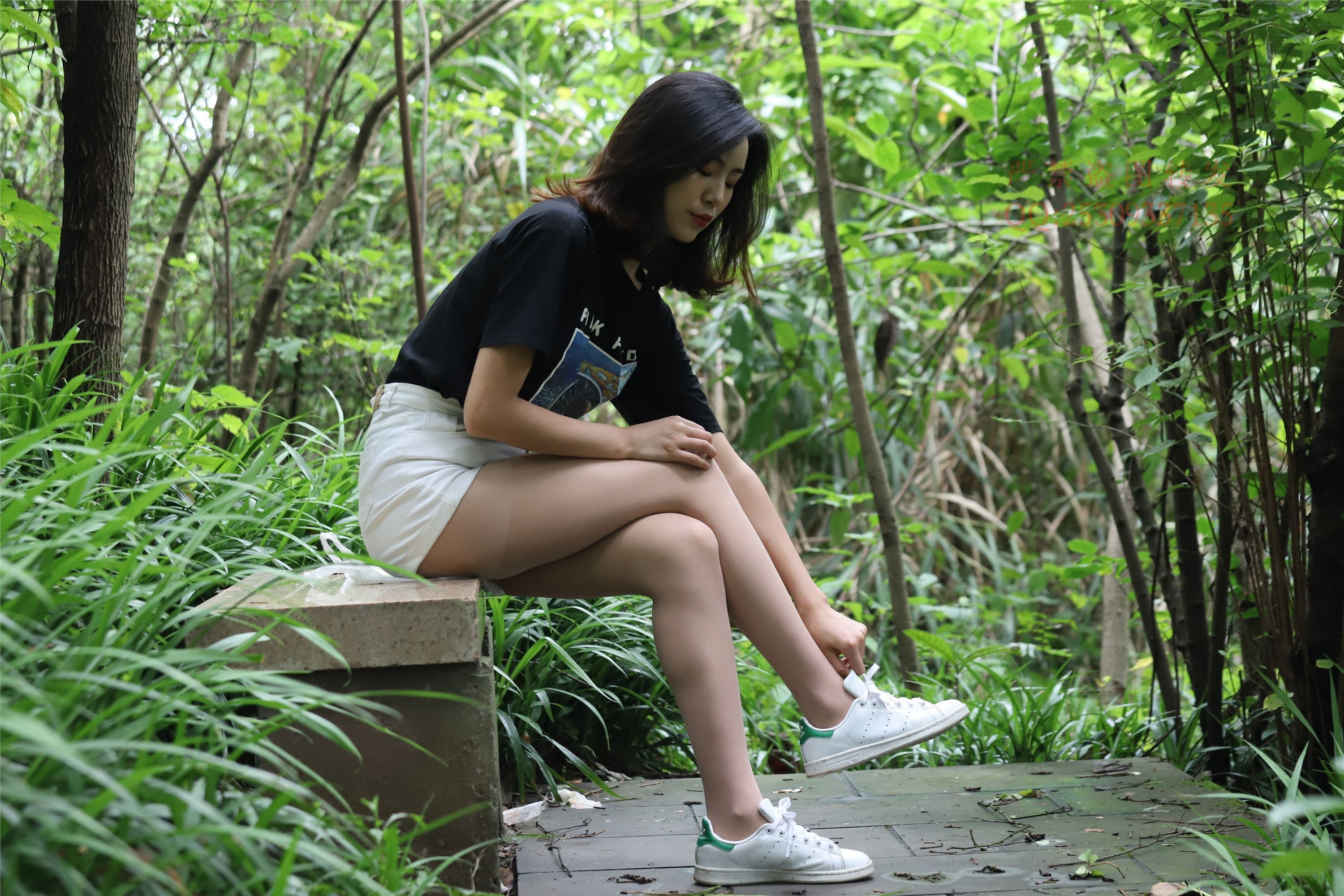 大西瓜套图 2018 7.8月活动模特二平底鞋肉si 船袜4