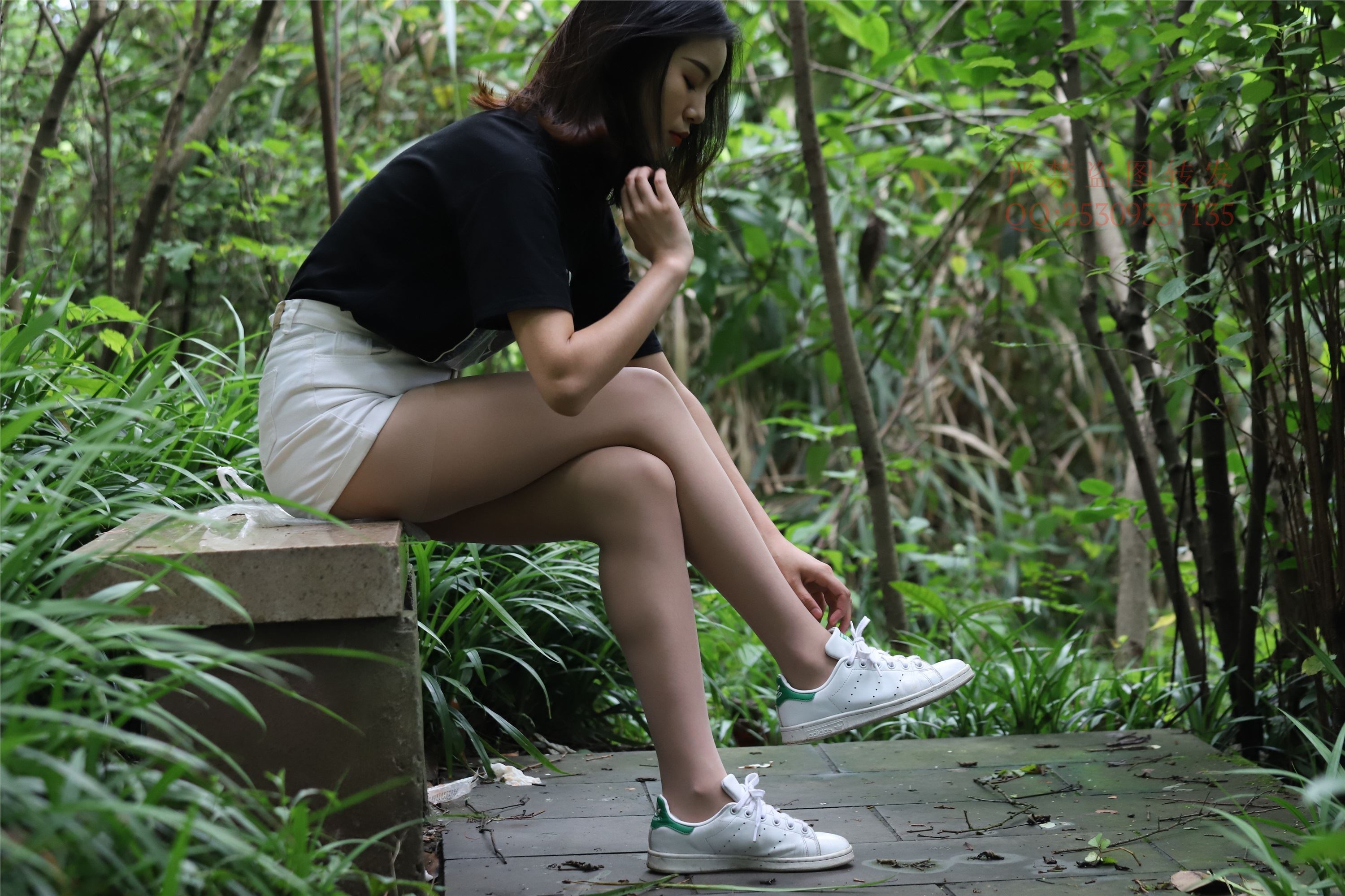 大西瓜套图 2018 7.8月活动模特二平底鞋肉si 船袜4