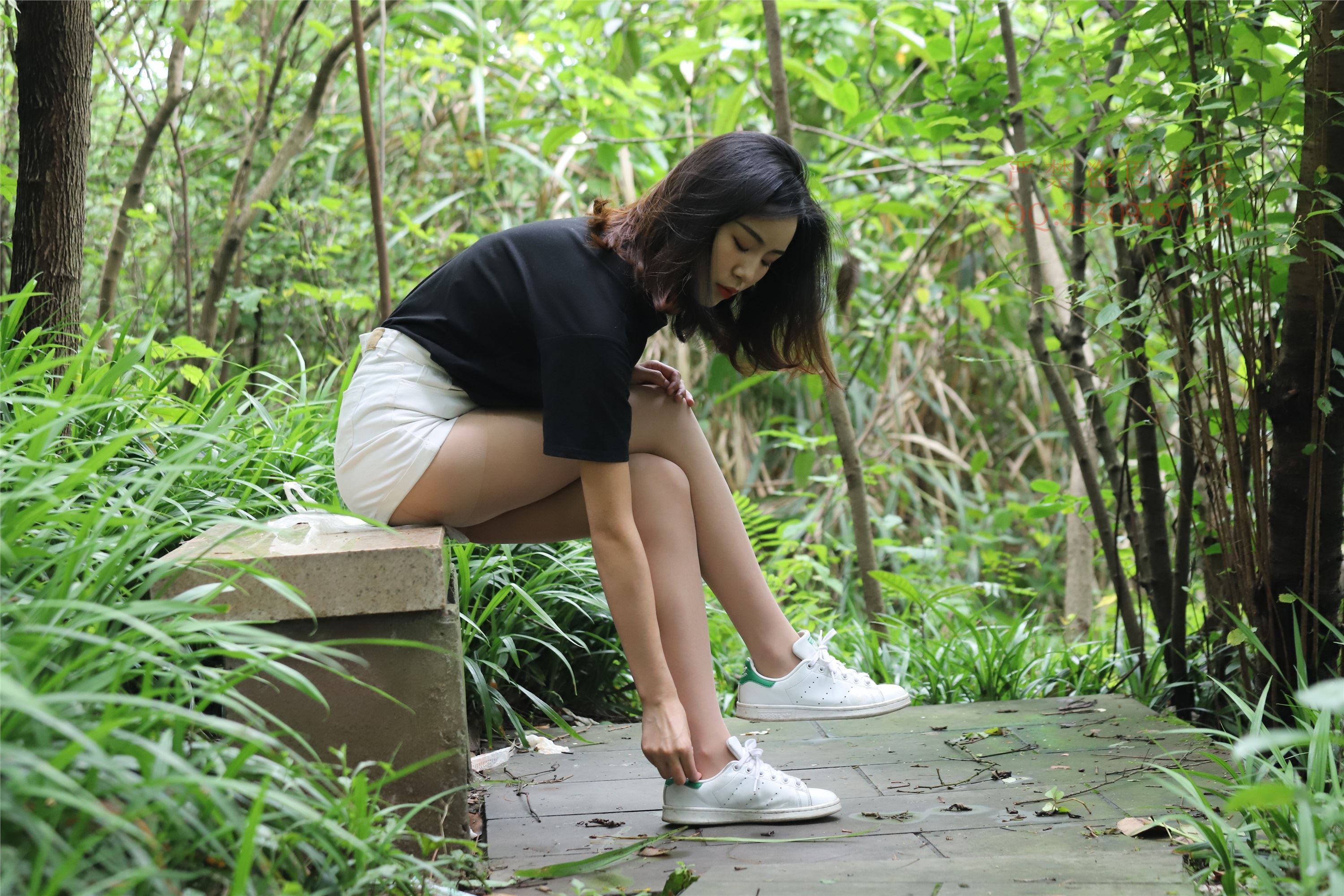 大西瓜套图 2018 7.8月活动模特二平底鞋肉si 船袜4