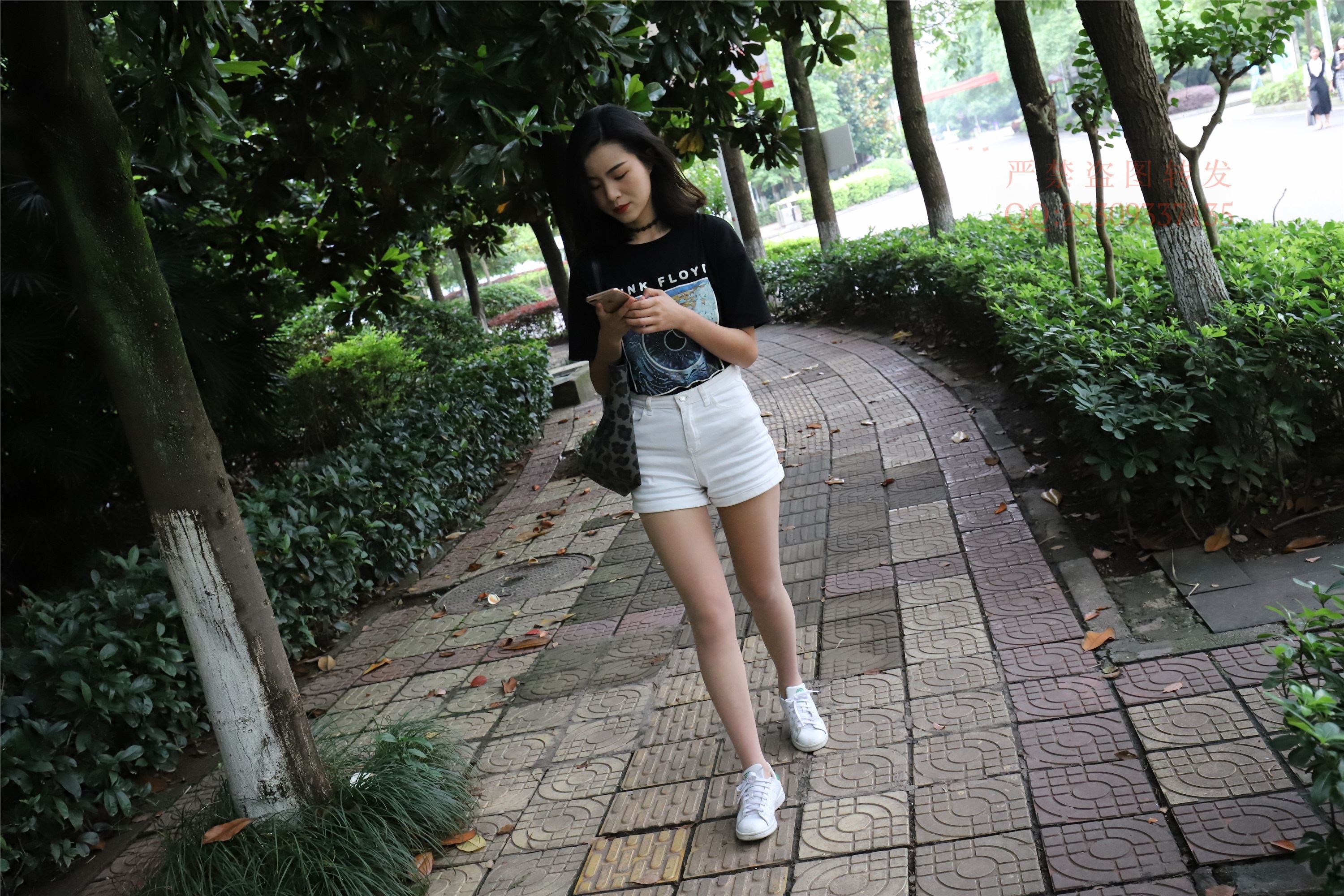 大西瓜套图 2018 7.8月活动模特二平底鞋肉si 船袜4