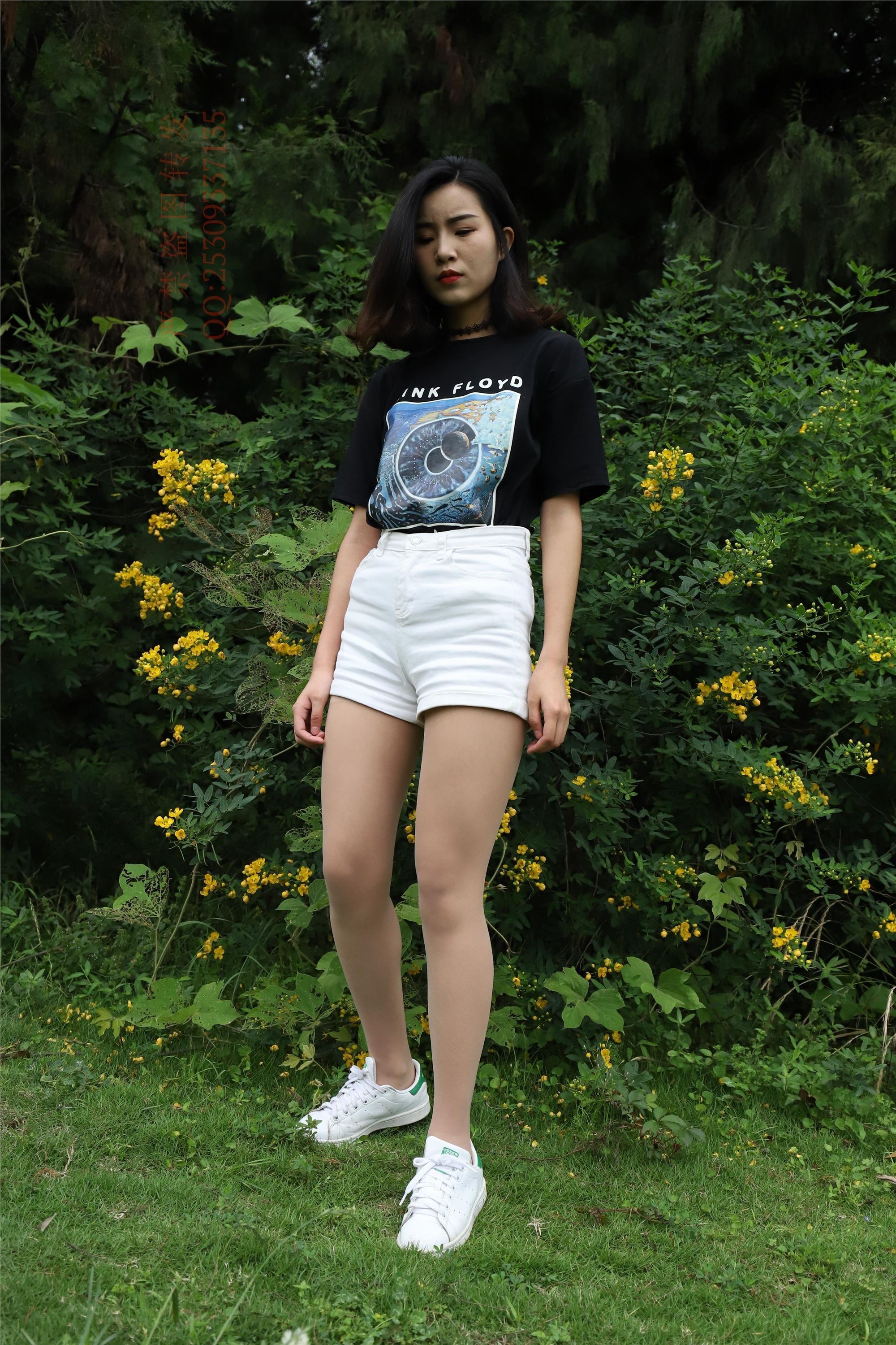 大西瓜套图 2018 7.8月活动模特二平底鞋肉si 船袜4