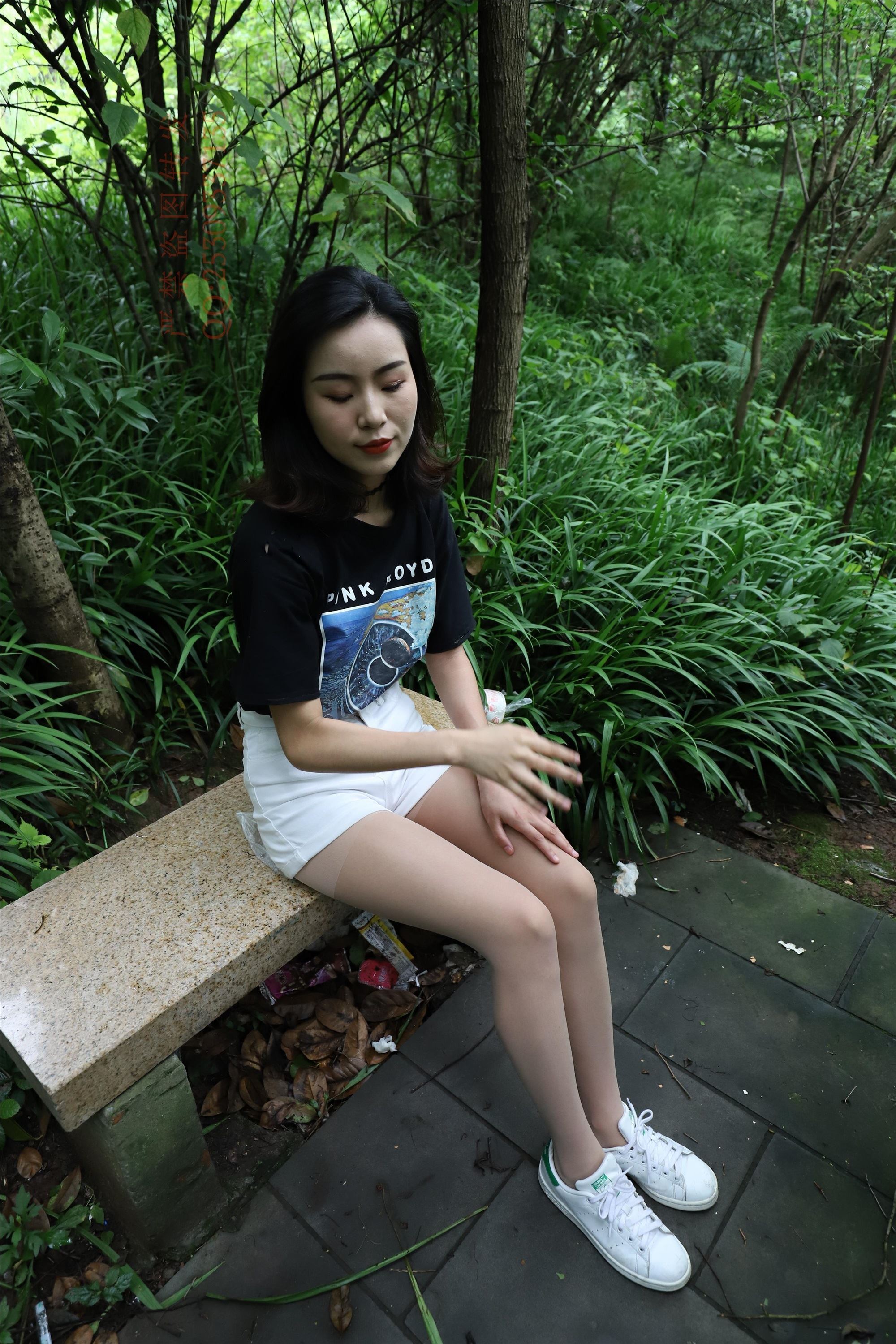 大西瓜套图 2018 7.8月活动模特二平底鞋肉si 船袜4