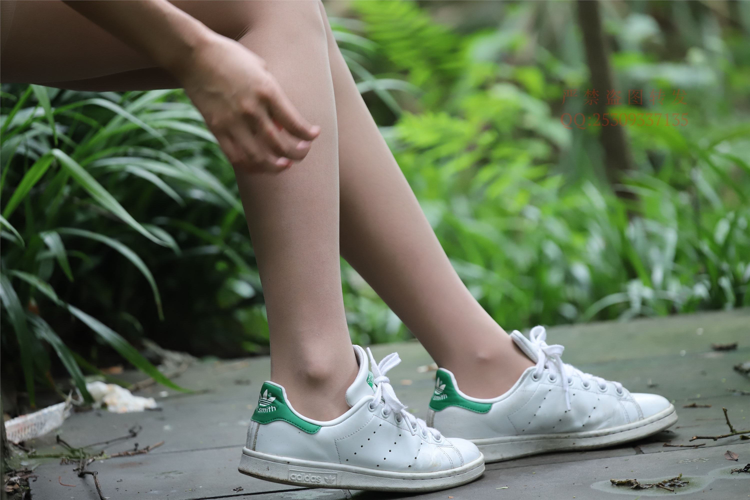 大西瓜套图 2018 7.8月活动模特二平底鞋肉si 船袜4