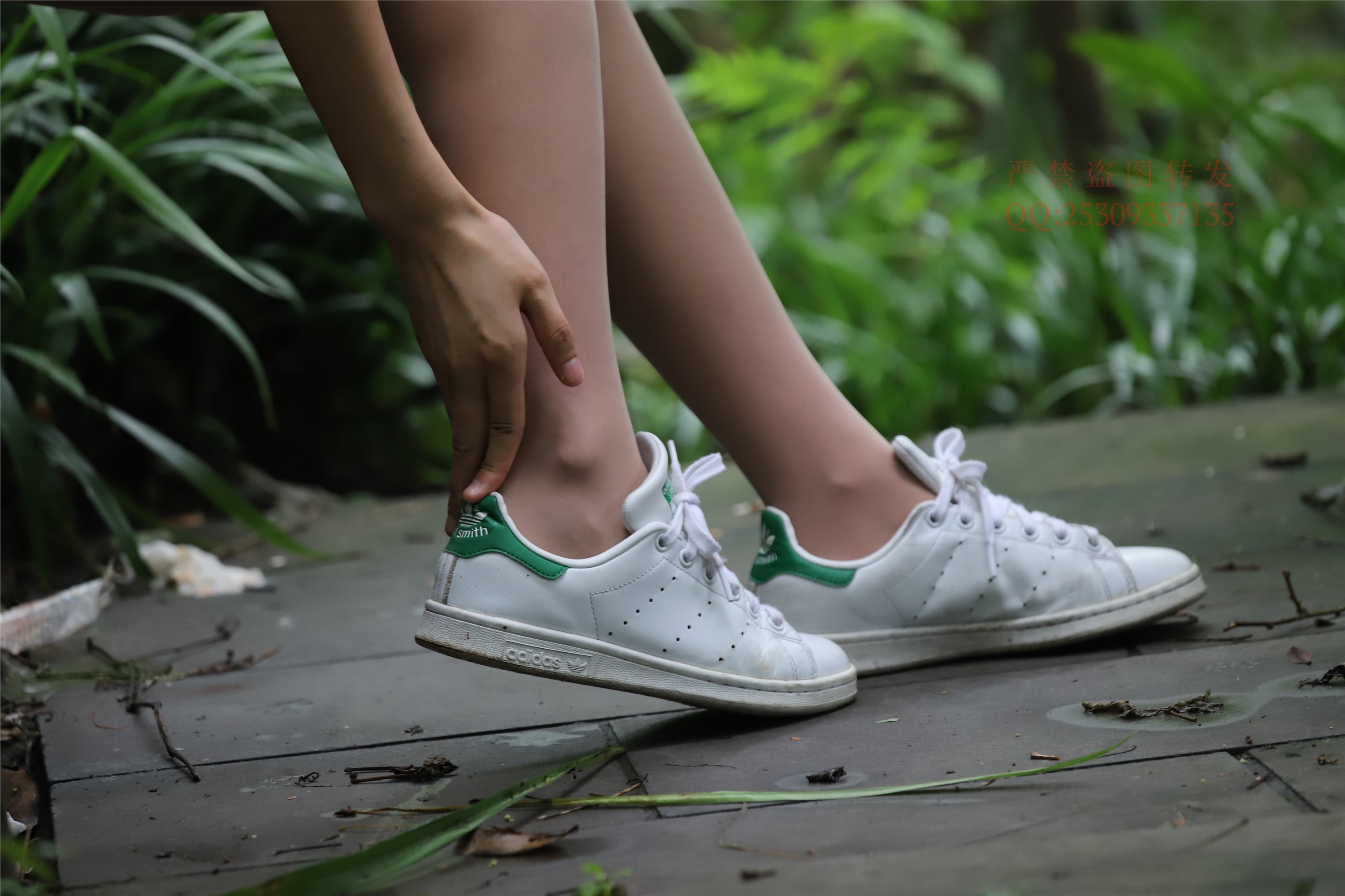 大西瓜套图 2018 7.8月活动模特二平底鞋肉si 船袜4