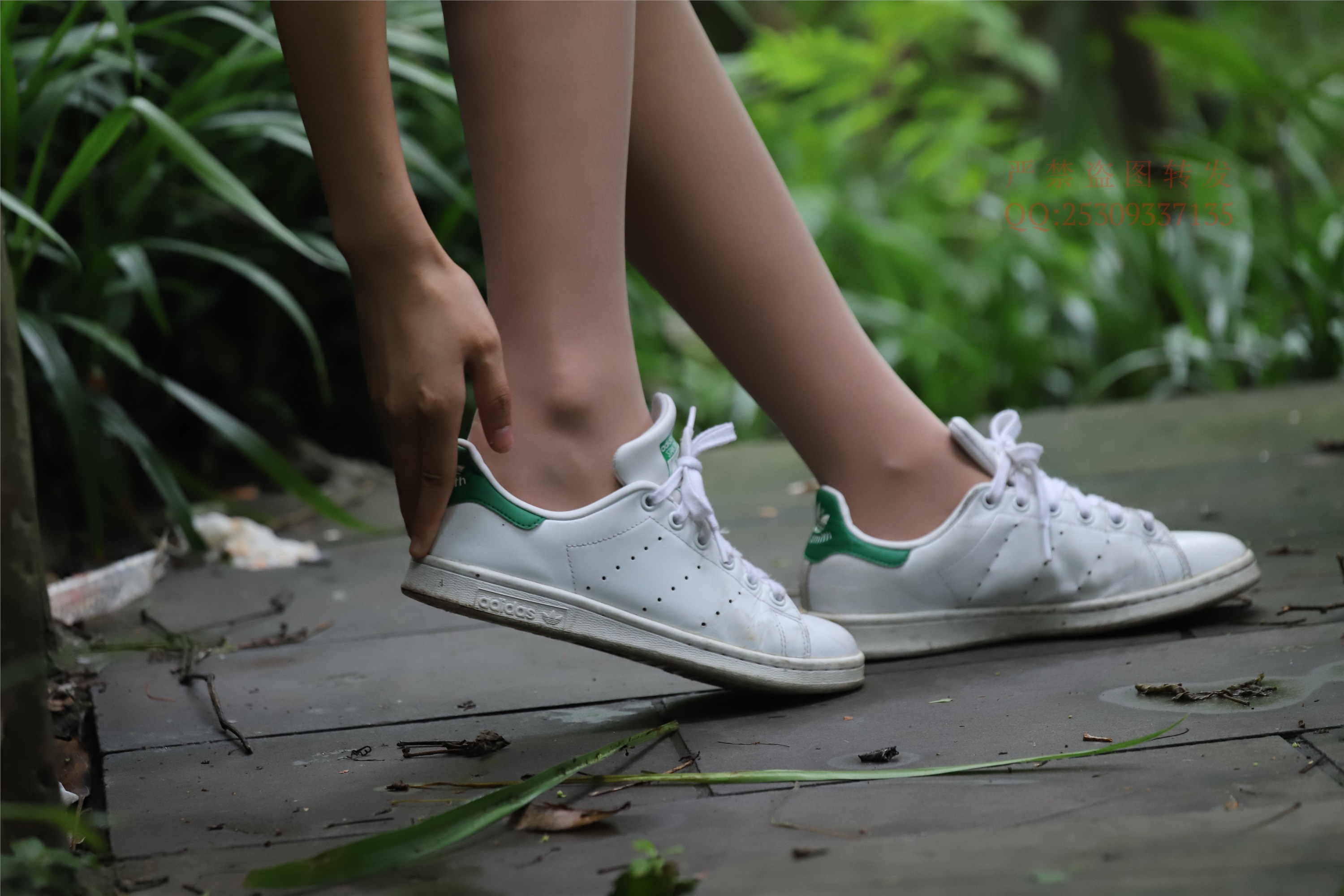 大西瓜套图 2018 7.8月活动模特二平底鞋肉si 船袜4