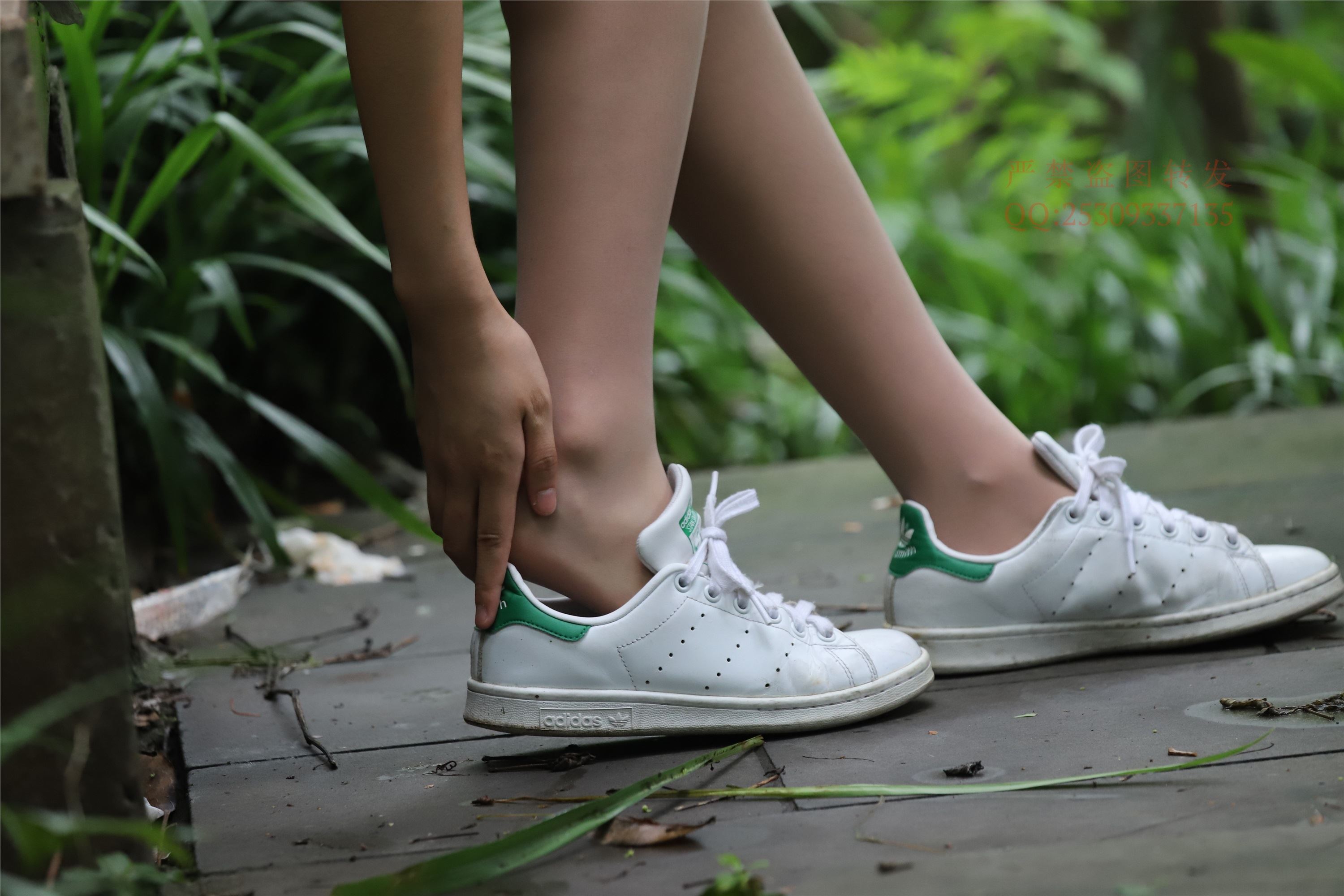 大西瓜套图 2018 7.8月活动模特二平底鞋肉si 船袜4