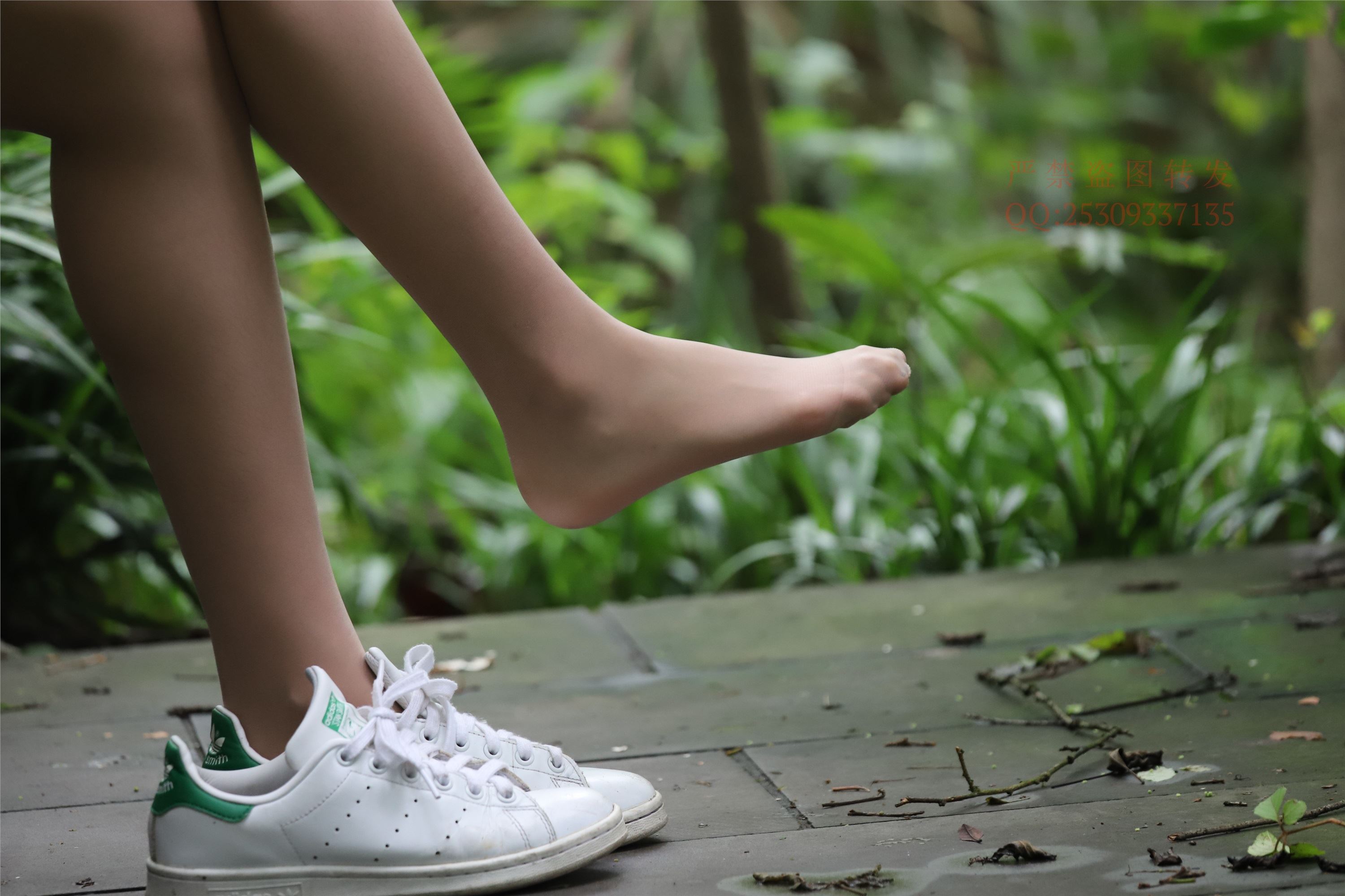 大西瓜套图 2018 7.8月活动模特二平底鞋肉si 船袜4