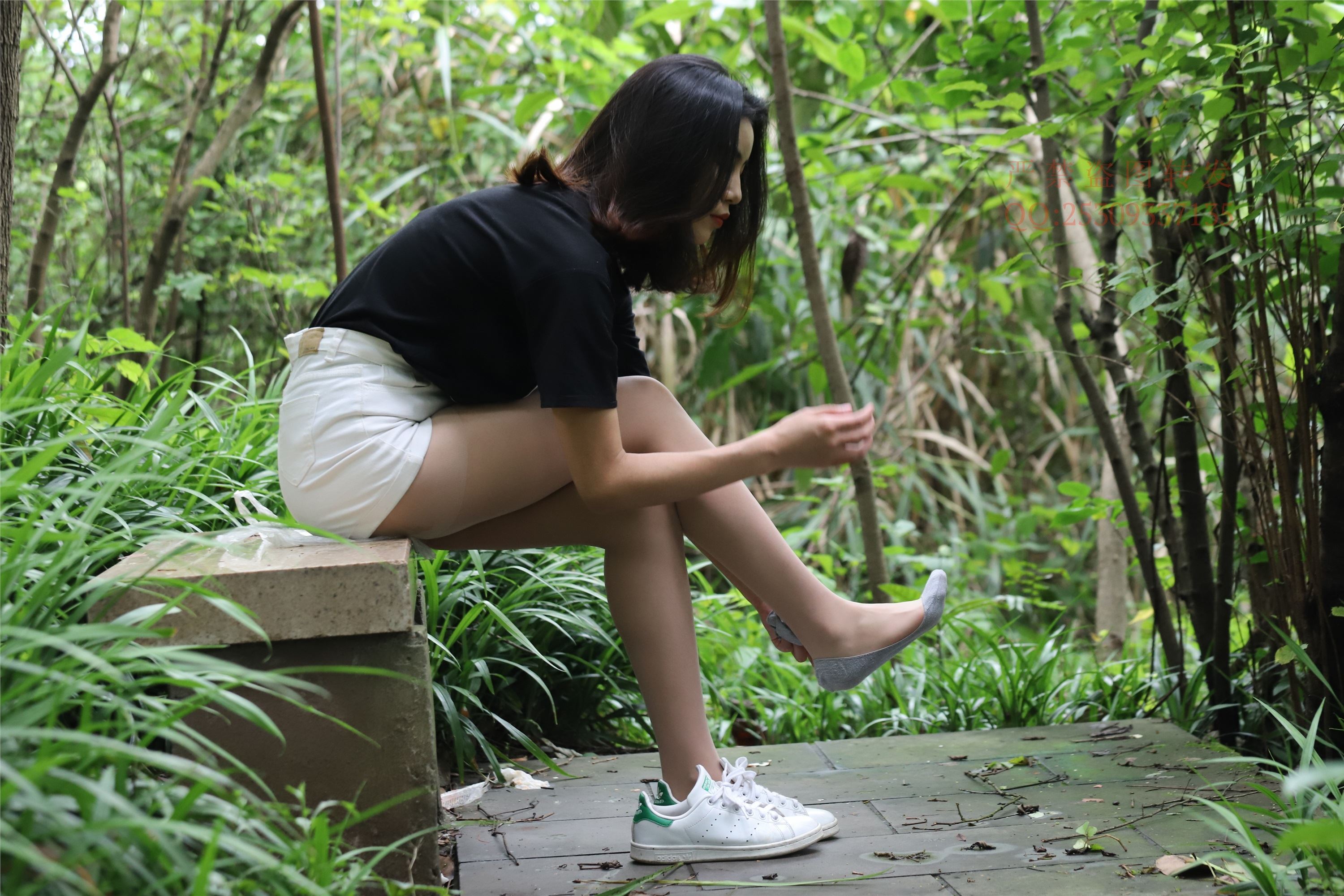 大西瓜套图 2018 7.8月活动模特二平底鞋肉si 船袜4