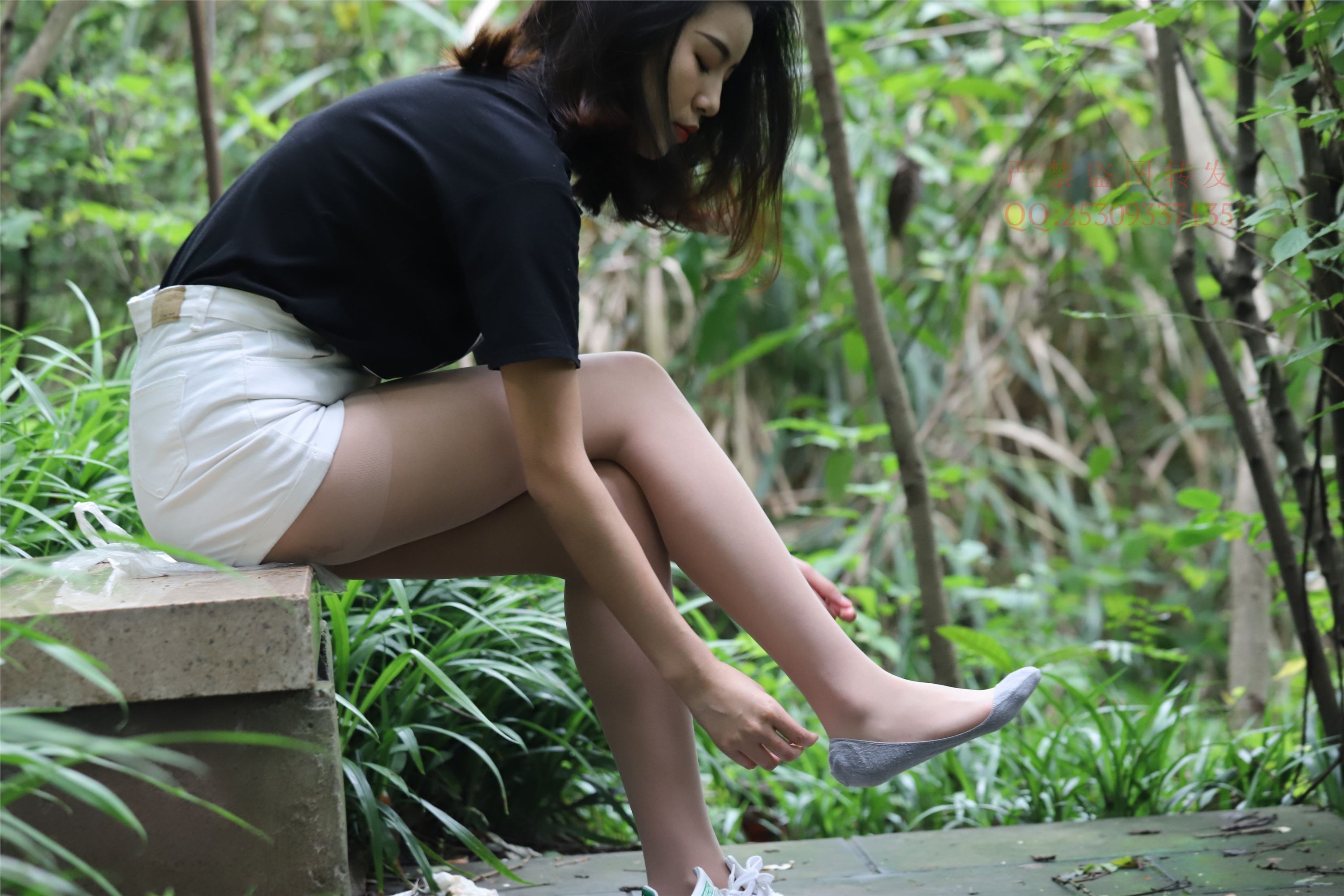 大西瓜套图 2018 7.8月活动模特二平底鞋肉si 船袜4