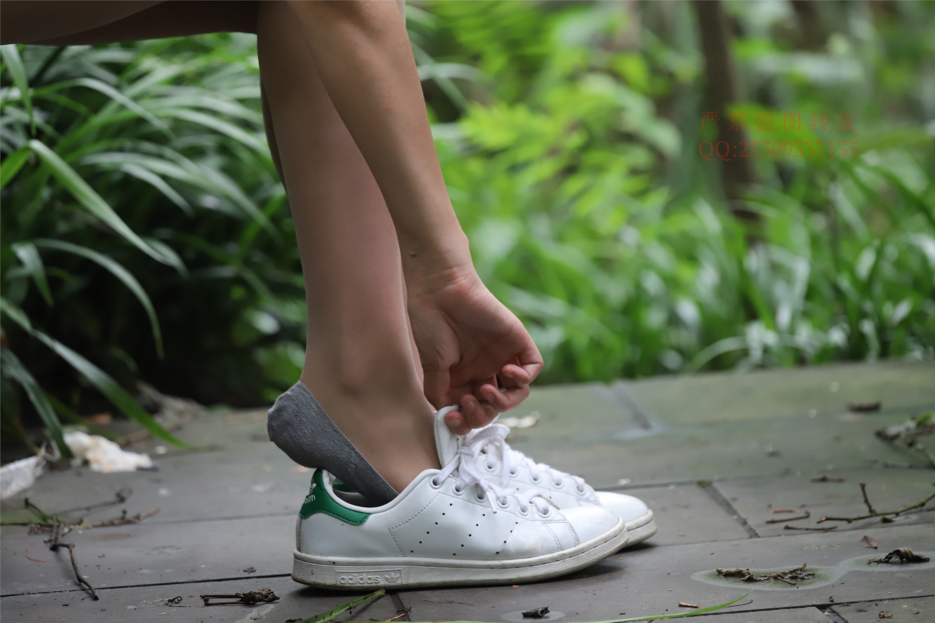 大西瓜套图 2018 7.8月活动模特二平底鞋肉si 船袜4