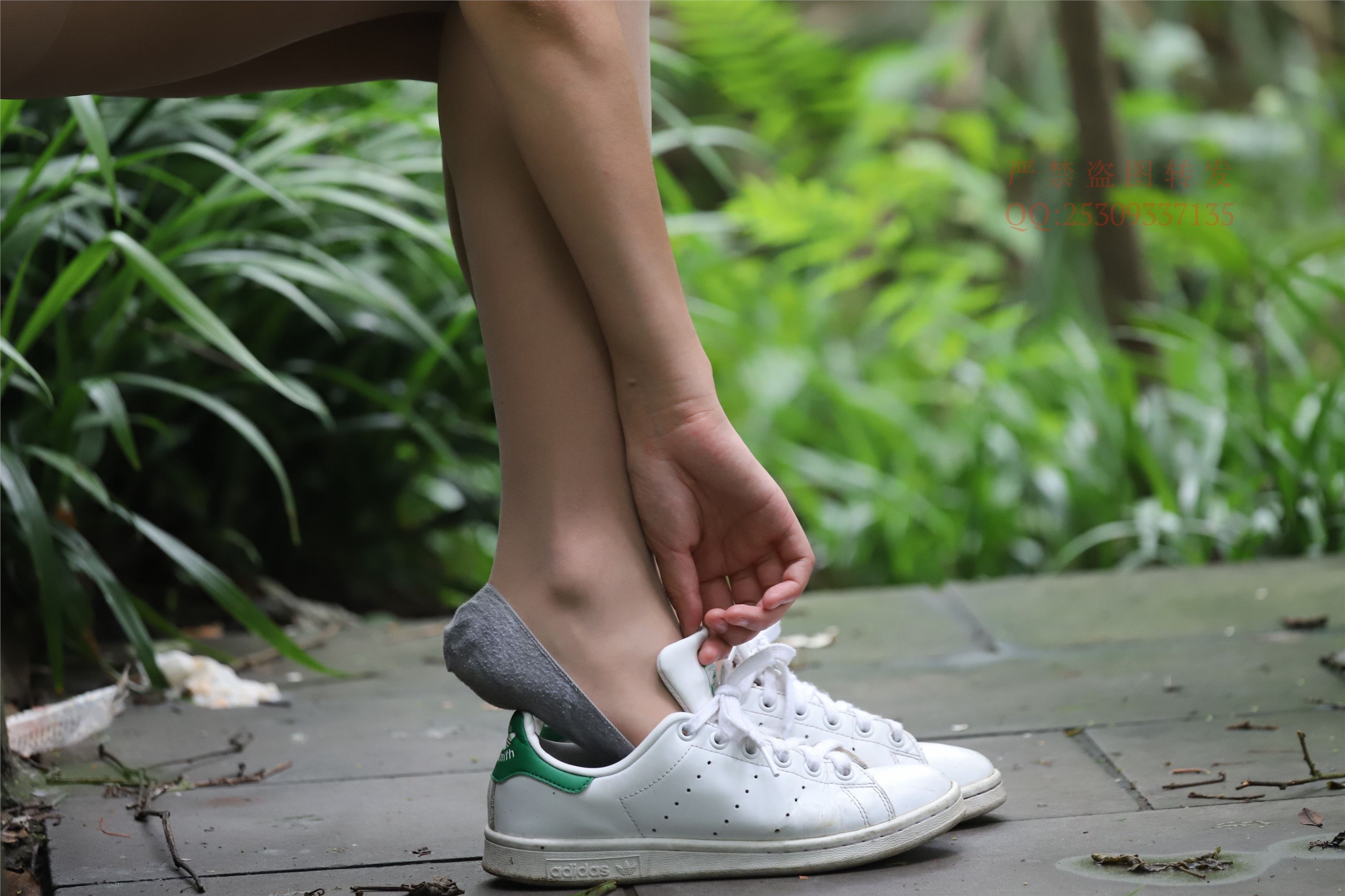 大西瓜套图 2018 7.8月活动模特二平底鞋肉si 船袜4