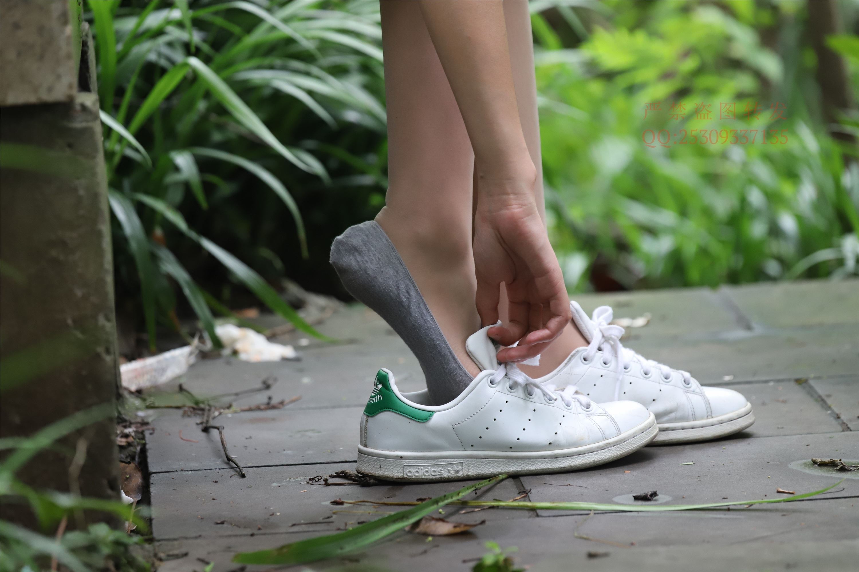 大西瓜套图 2018 7.8月活动模特二平底鞋肉si 船袜4