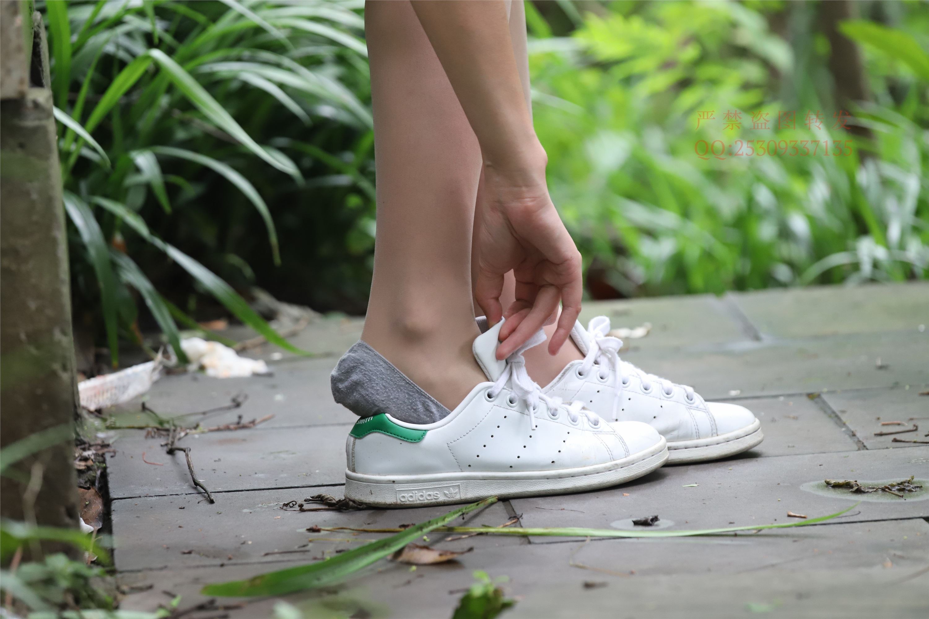 大西瓜套图 2018 7.8月活动模特二平底鞋肉si 船袜4