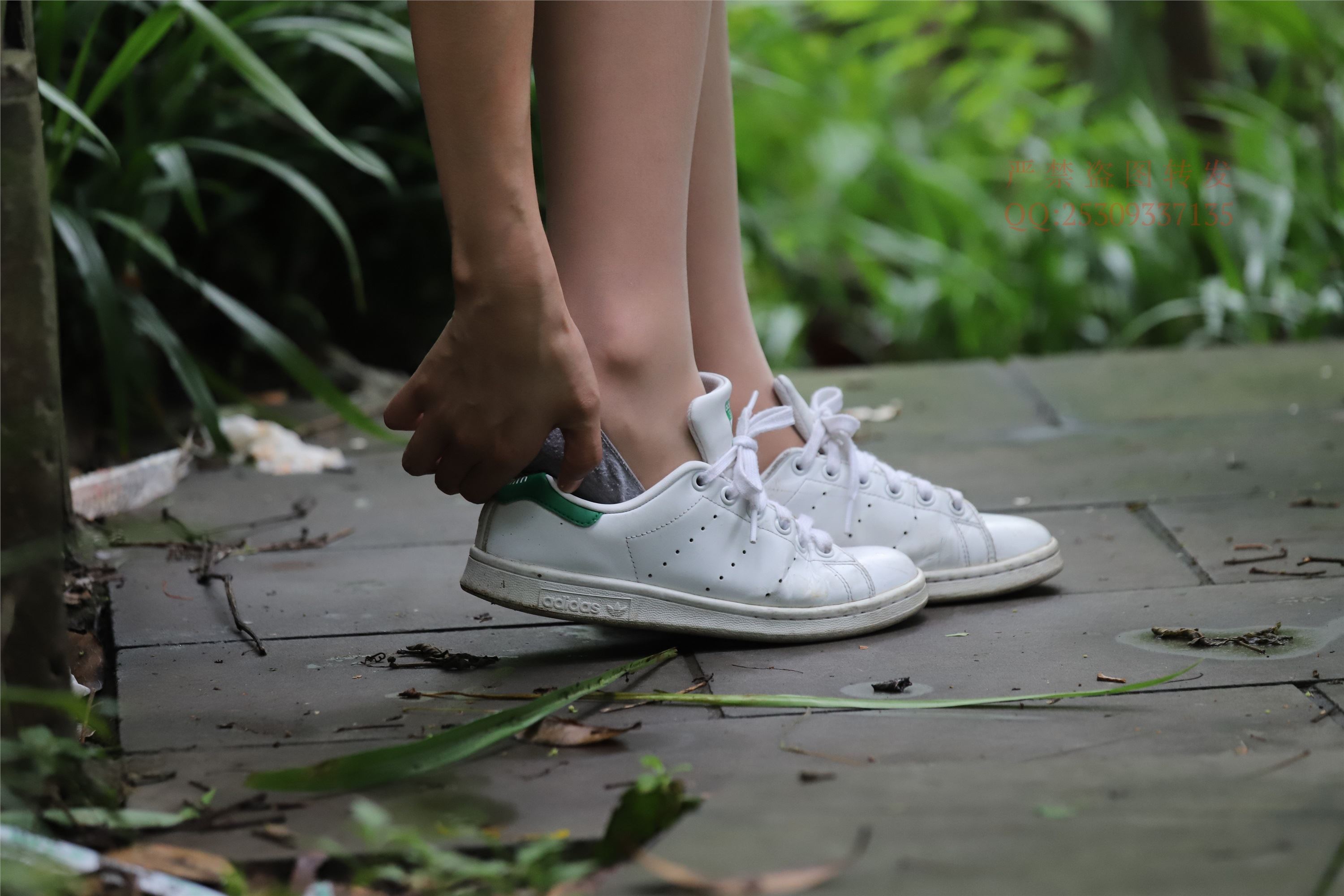 大西瓜套图 2018 7.8月活动模特二平底鞋肉si 船袜4