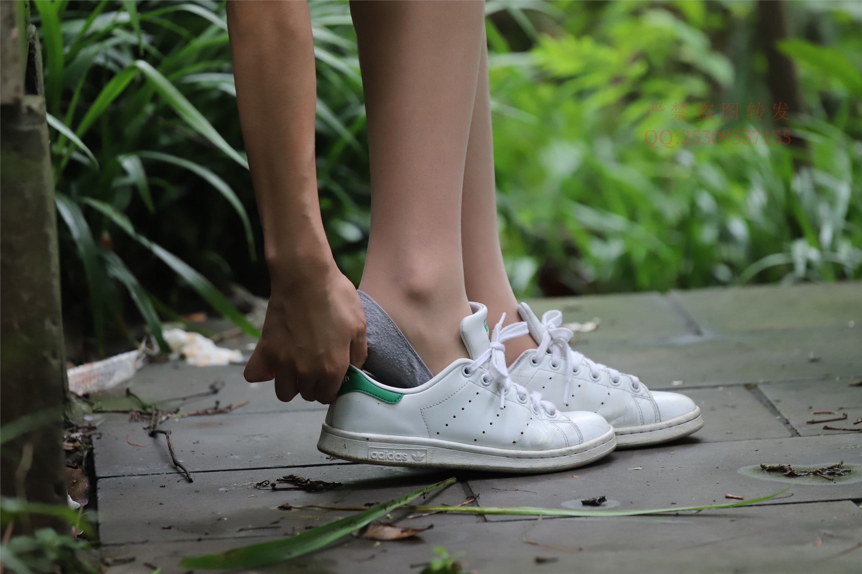 大西瓜套图 2018 7.8月活动模特二平底鞋肉si 船袜4