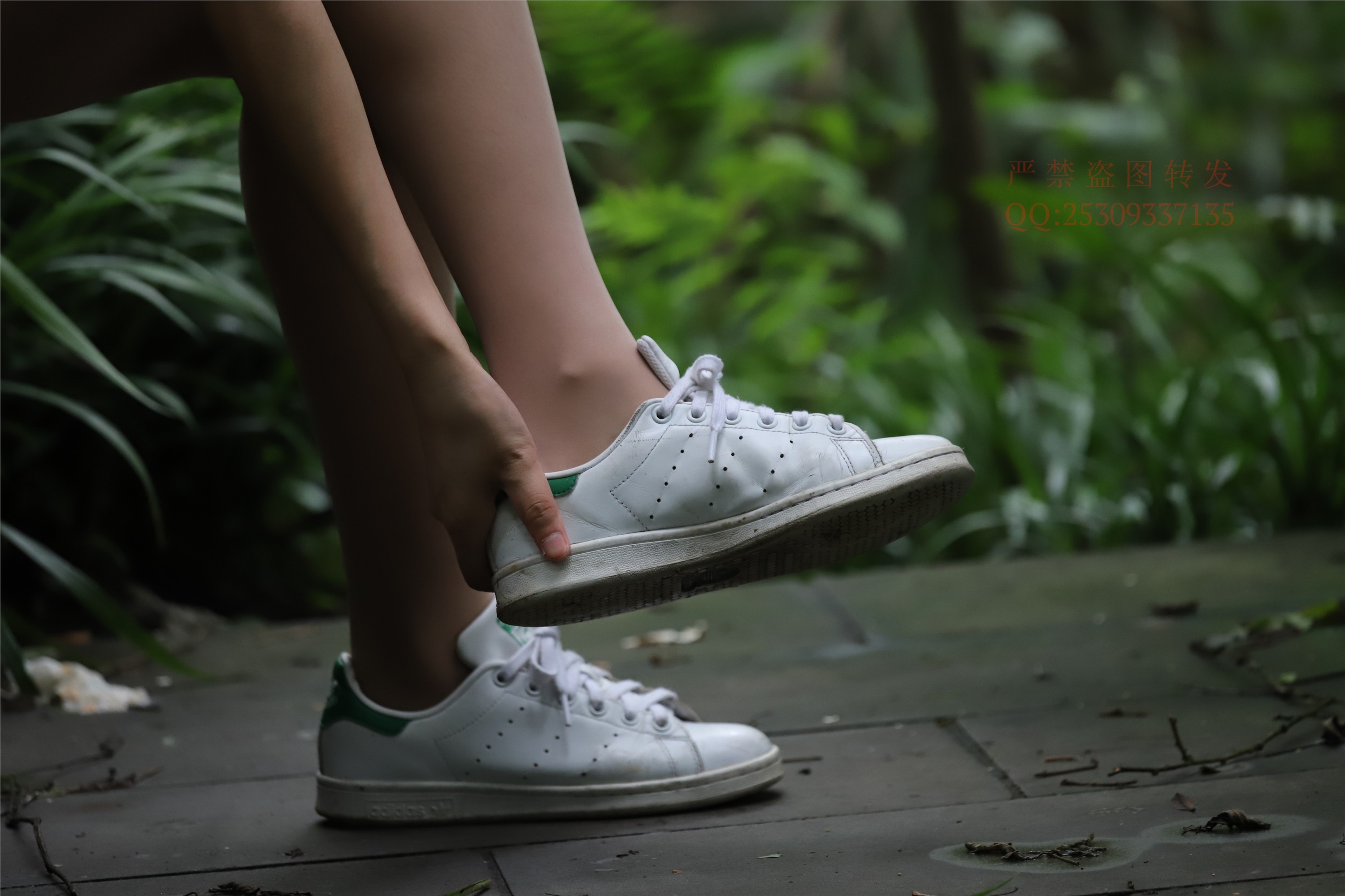 大西瓜套图 2018 7.8月活动模特二平底鞋肉si 船袜4