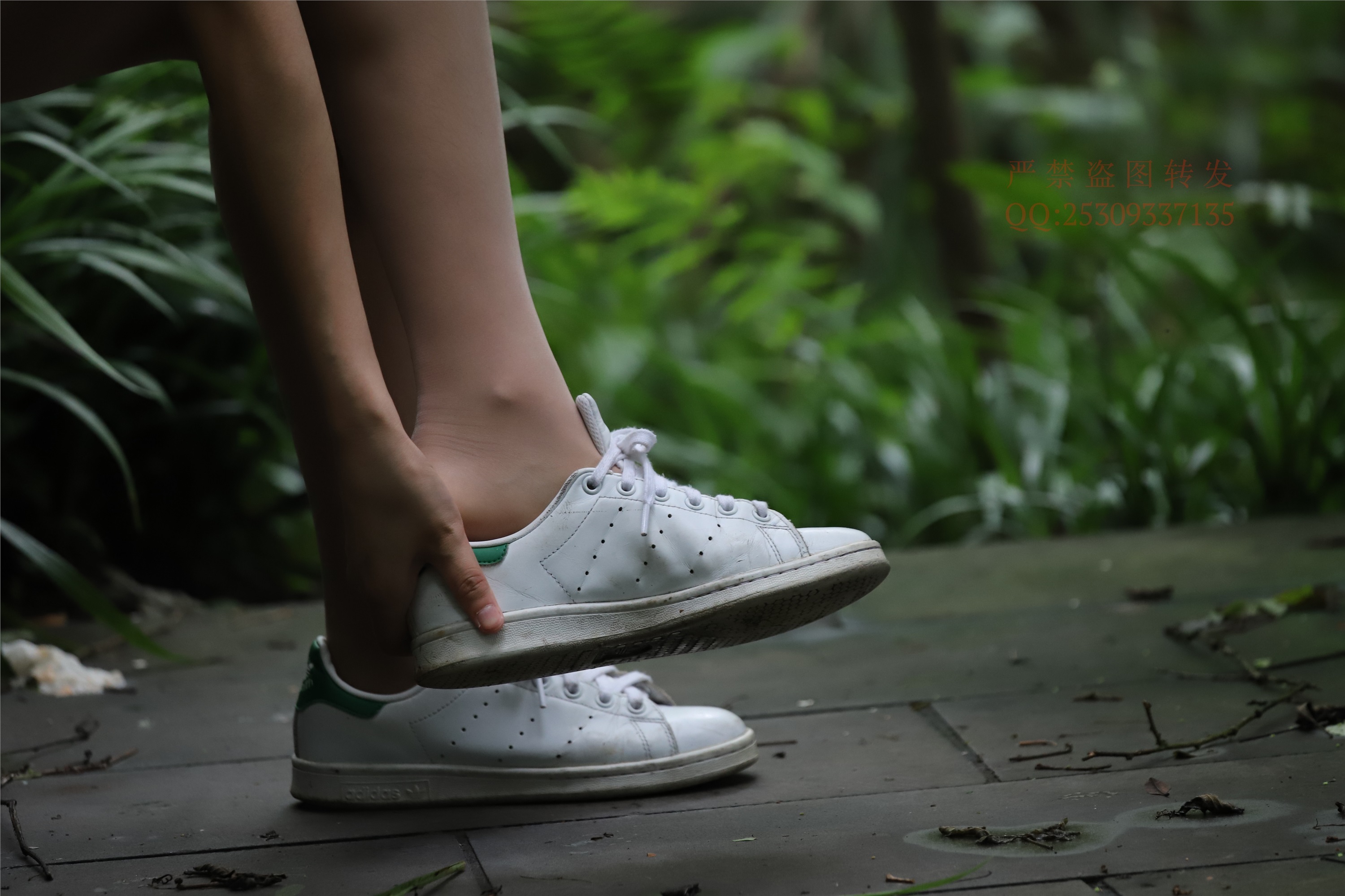 大西瓜套图 2018 7.8月活动模特二平底鞋肉si 船袜4