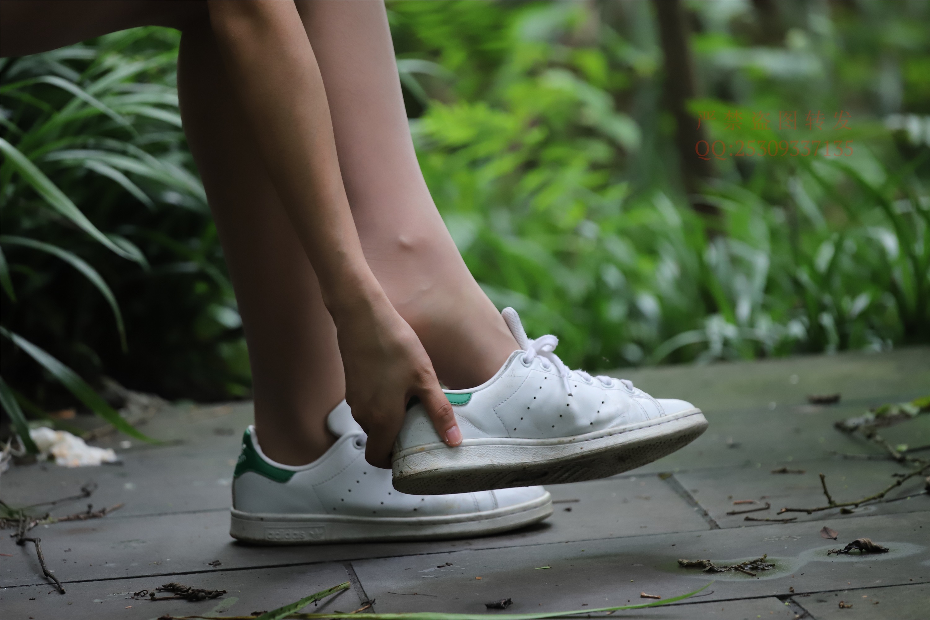 大西瓜套图 2018 7.8月活动模特二平底鞋肉si 船袜4