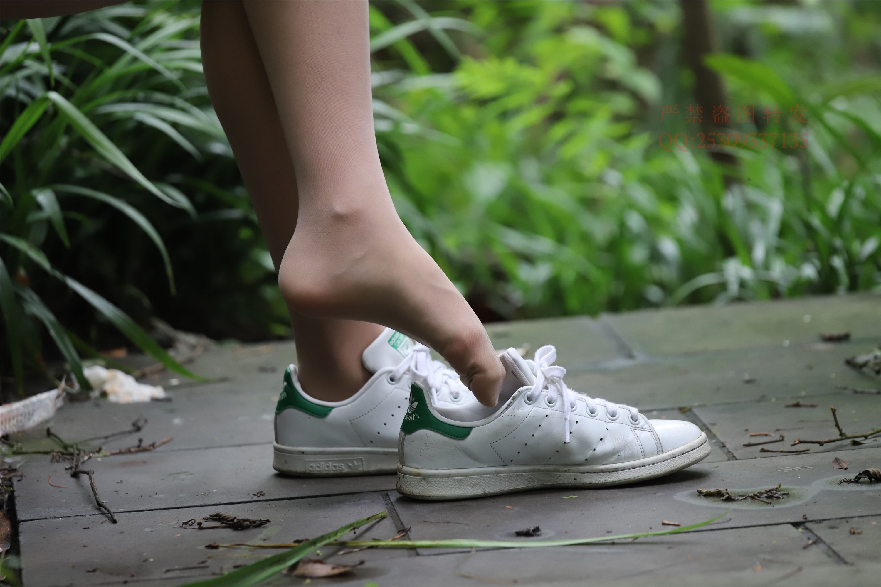 大西瓜套图 2018 7.8月活动模特二平底鞋肉si 船袜4